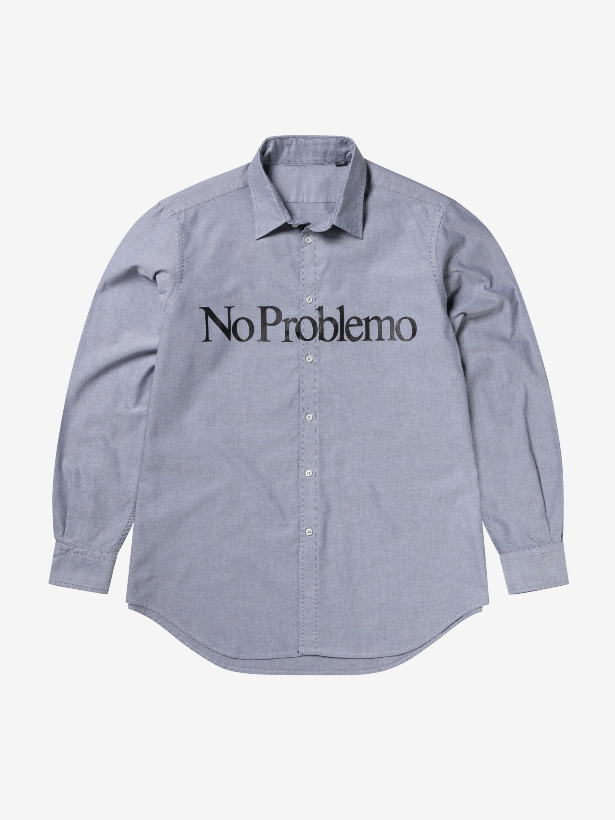 No Problemo LS Oxford Shirt - Charcoal