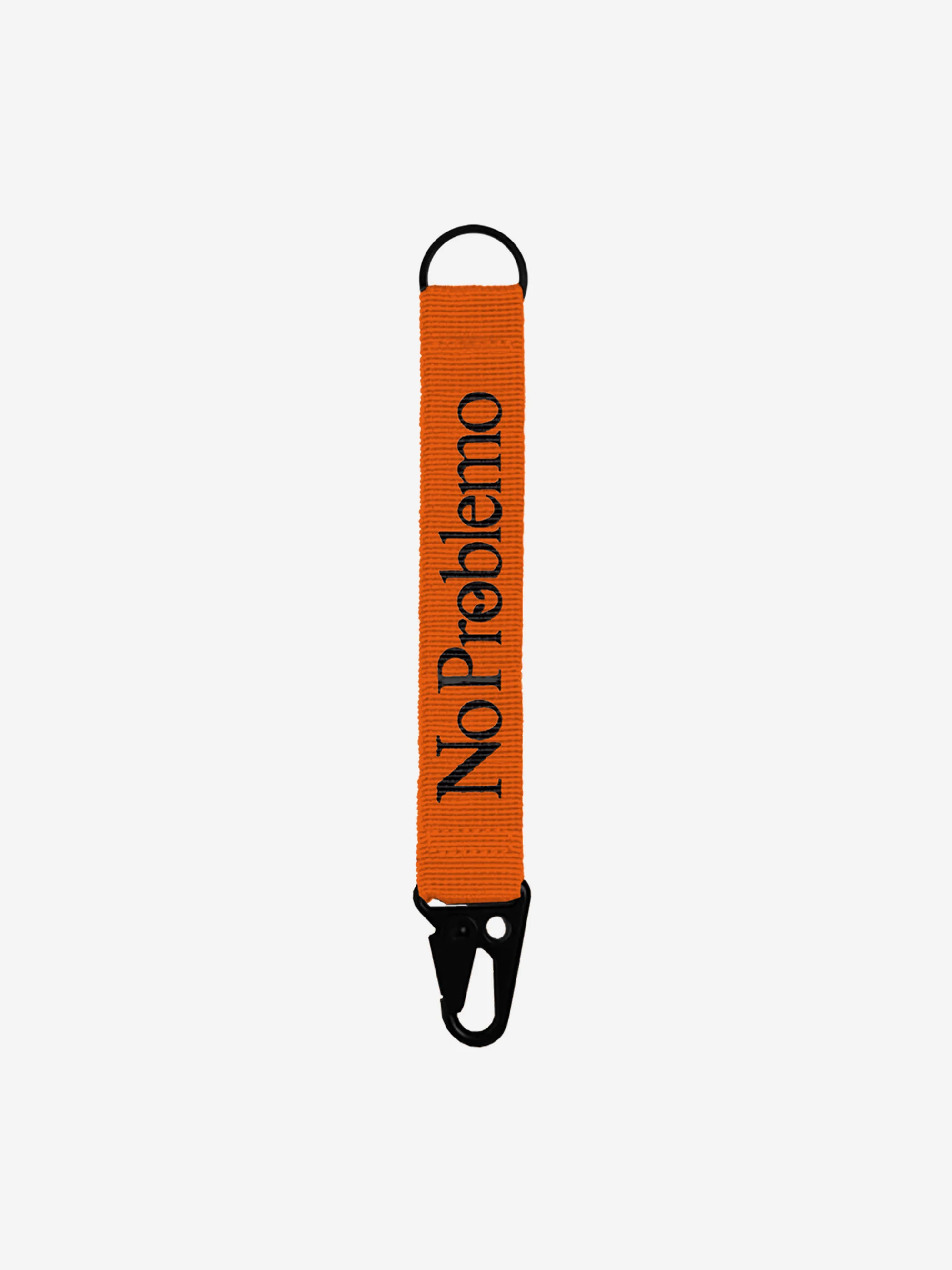 No Problemo Mini Problemo Carabiner Keychain - Orange