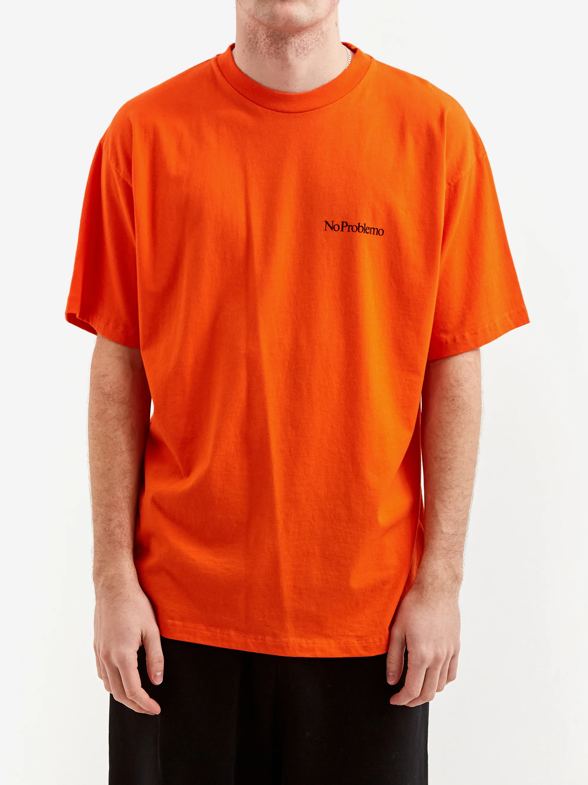 No Problemo Mini Problemo Short Sleeve T Shirt - Orange - Image 2