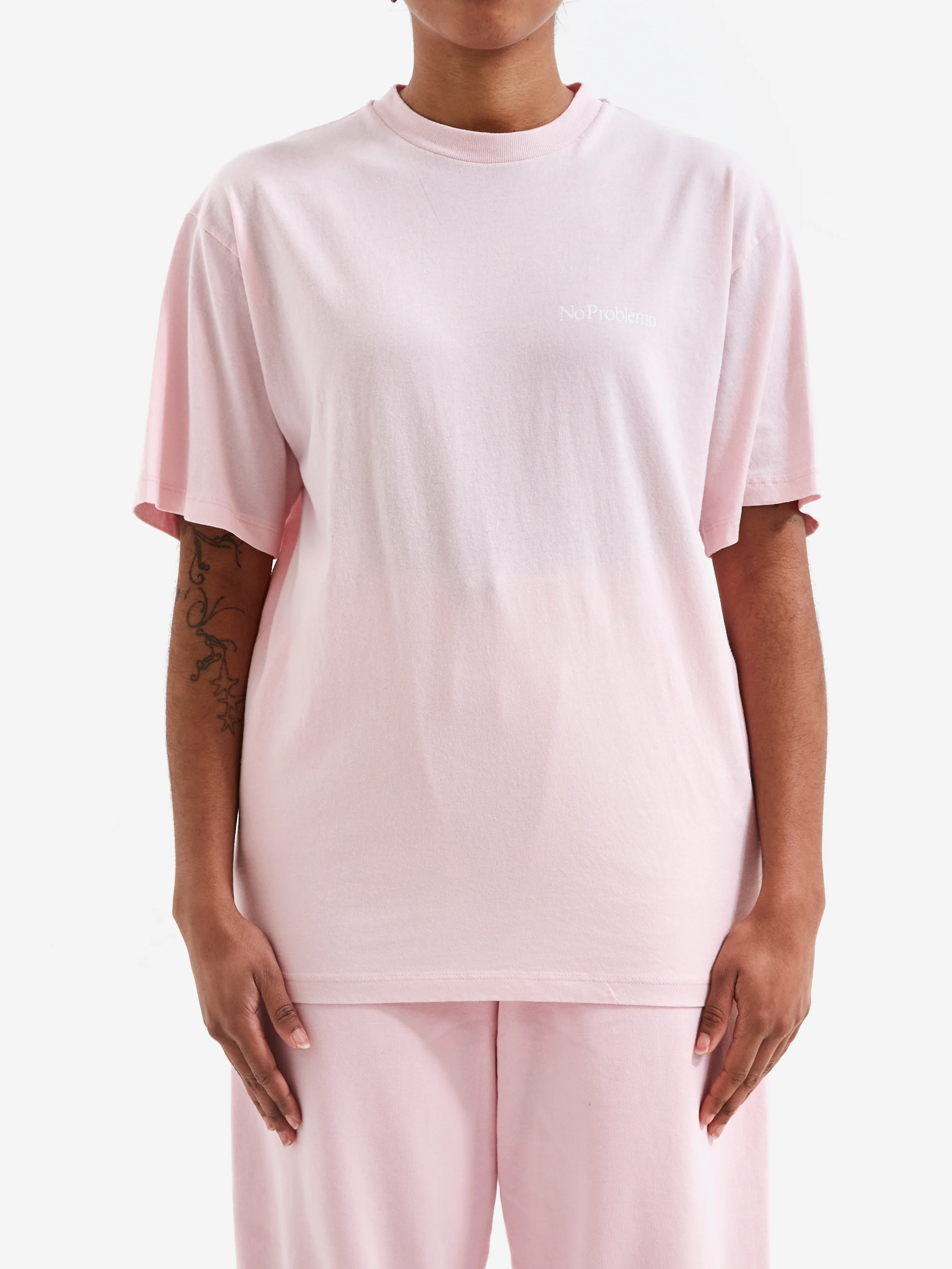 No Problemo Mini Problemo SS Tee W - Pale Pink