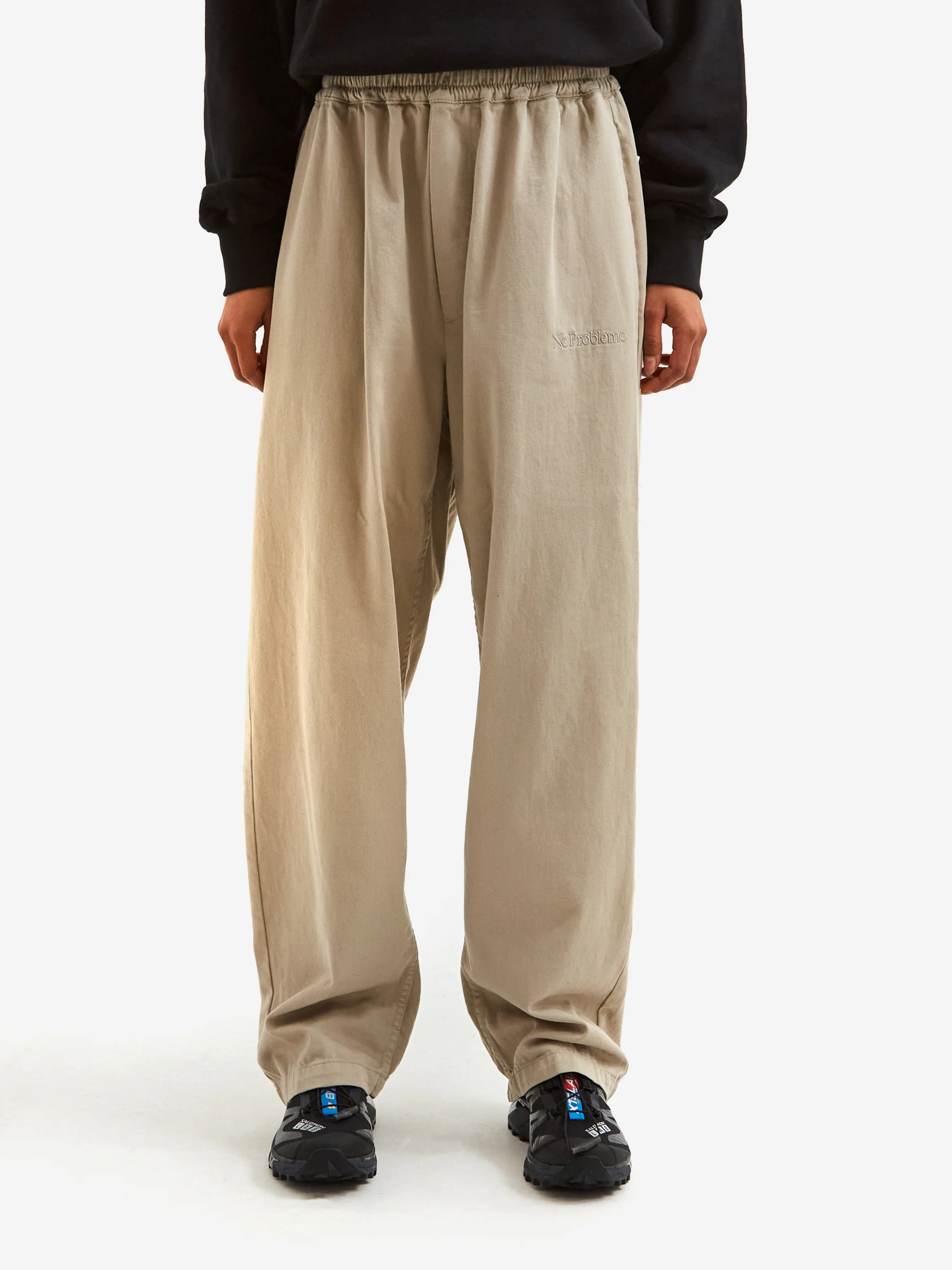 No Problemo Mini Problemo Work Pant - Ecru