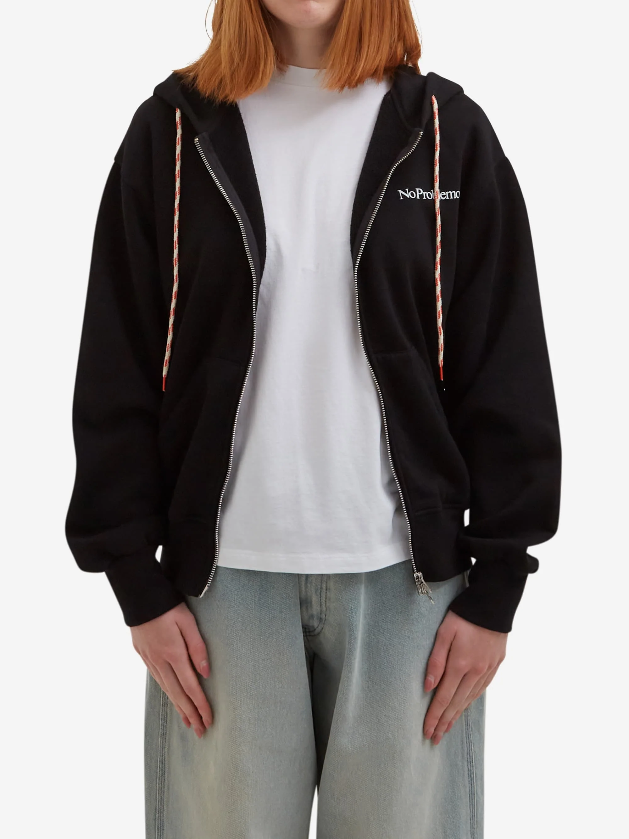 No Problemo Mini Problemo Zip Hoodie W - Black