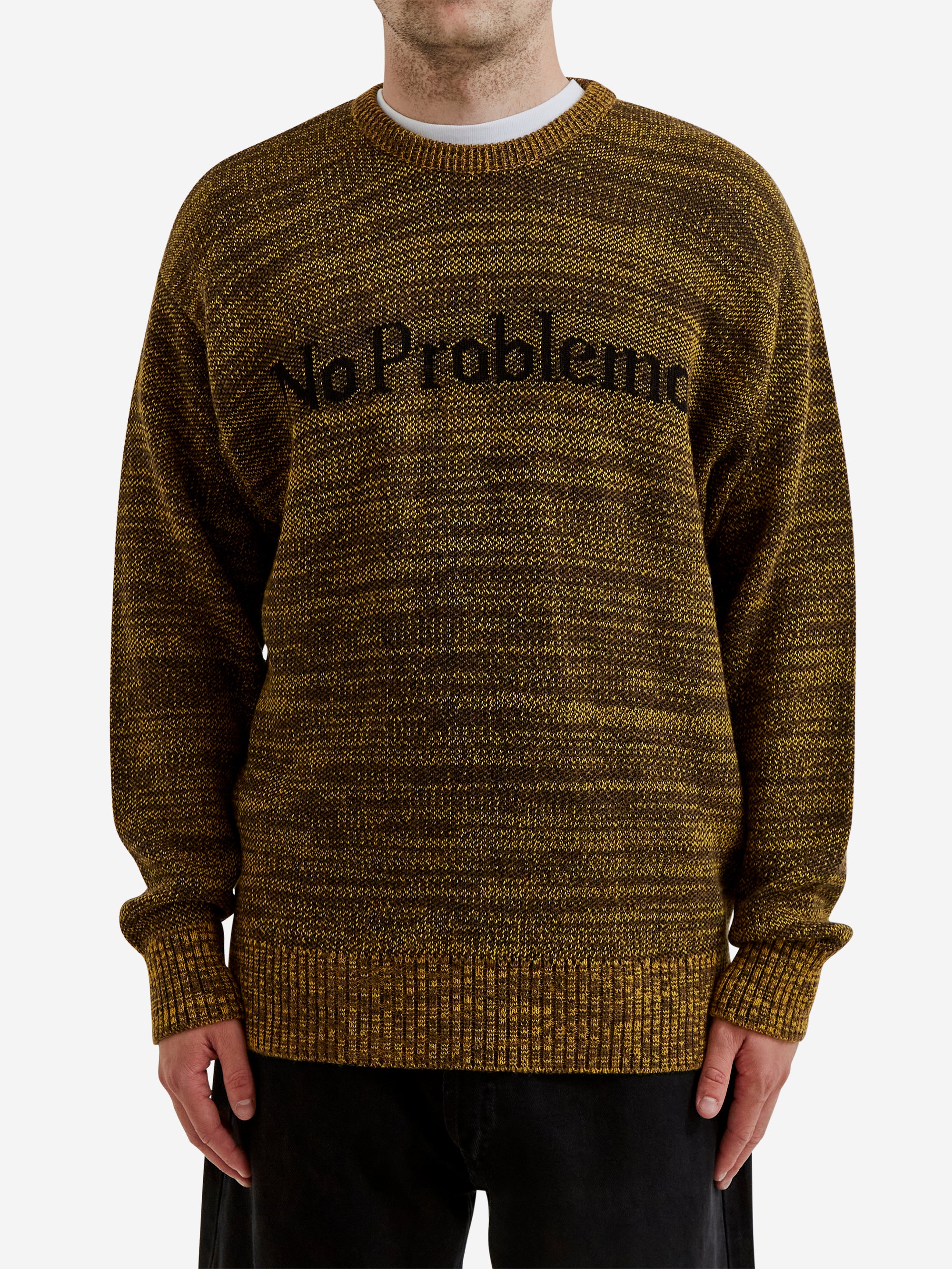 No Problemo Mosca Crew Neck Jumper - Brown - Image 2