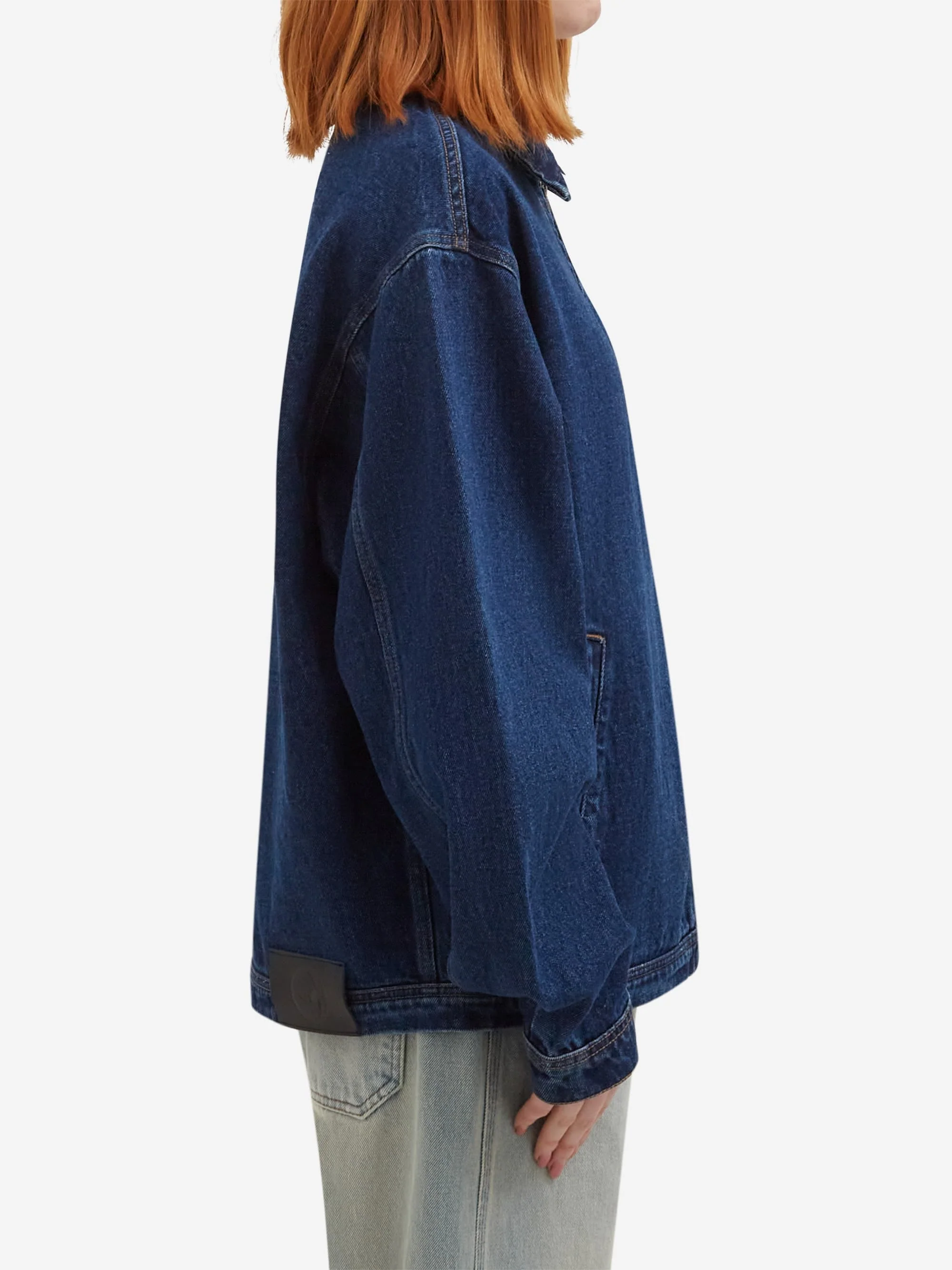 No Problemo Nayoko Heavyweight Denim Jacket W - Blue - Image 3