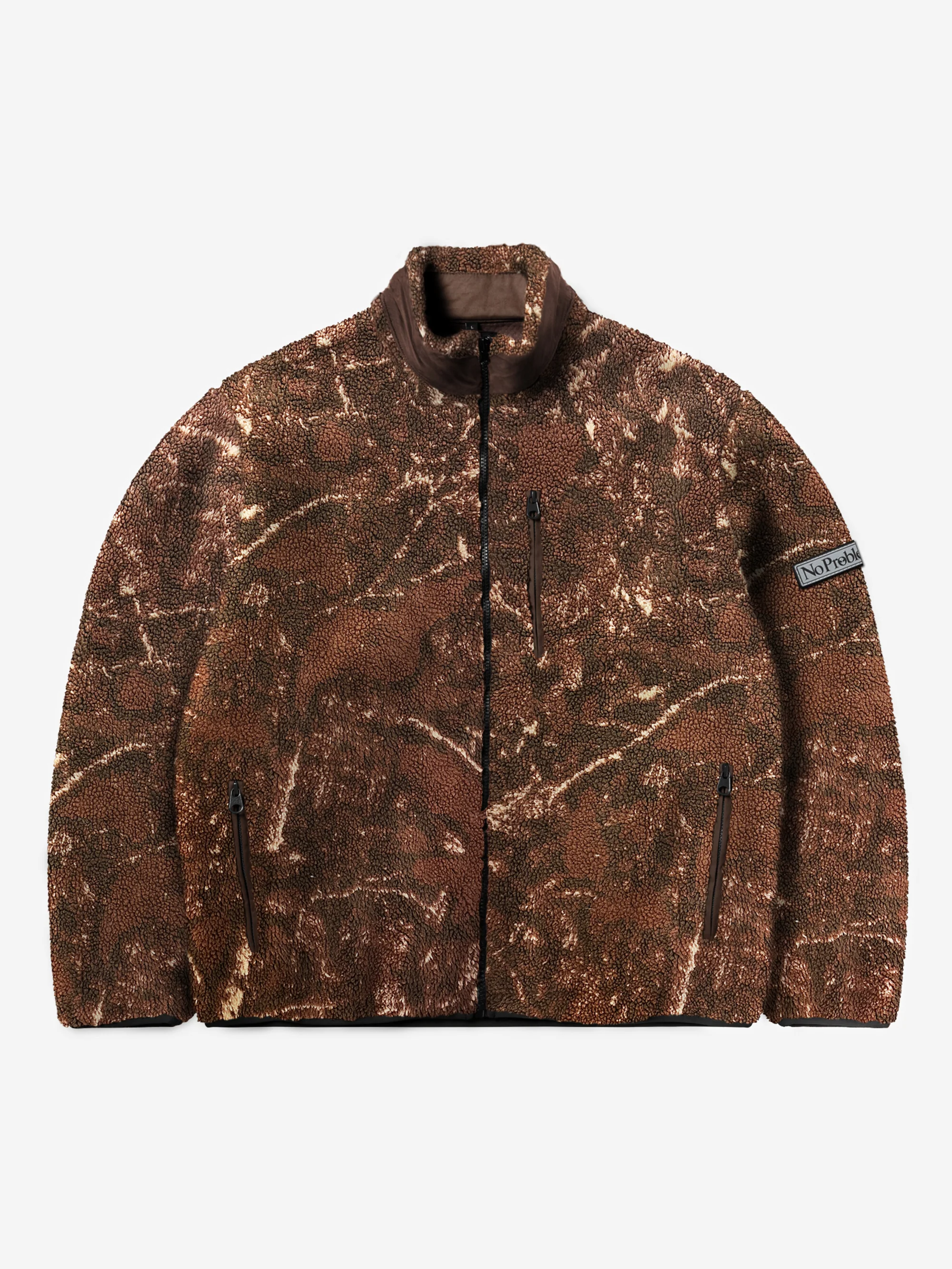 No Problemo NP Forest Heavy Fleece Jacket - Camo