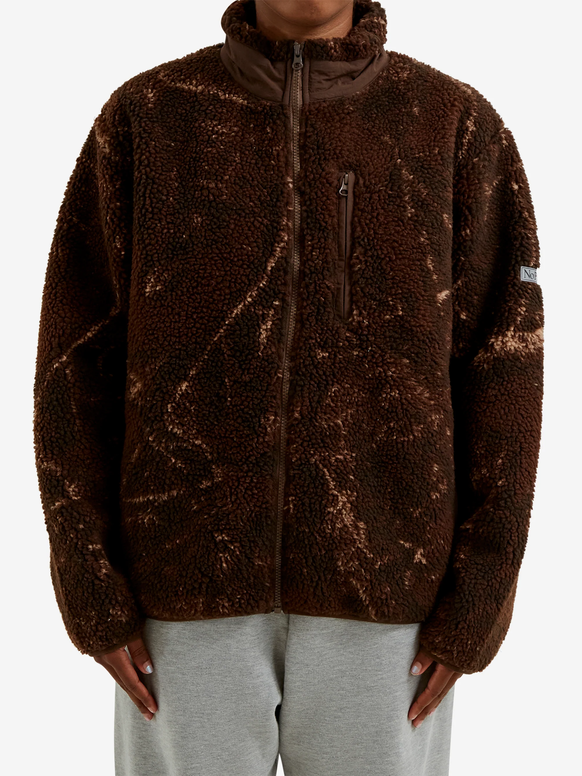 No Problemo NP Forest Heavy Fleece Jacket W - Camo - Image 2
