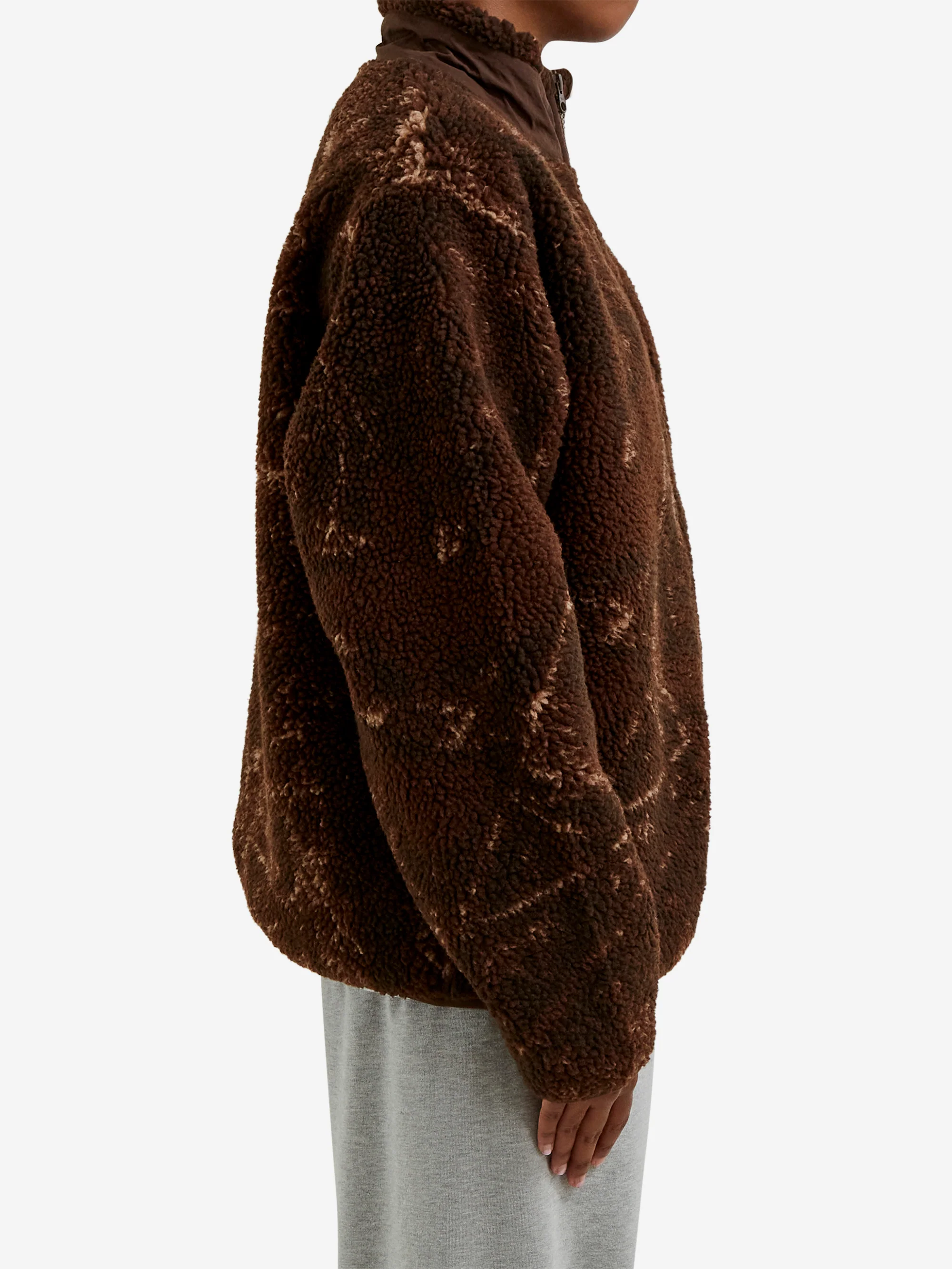 No Problemo NP Forest Heavy Fleece Jacket W - Camo - Image 3
