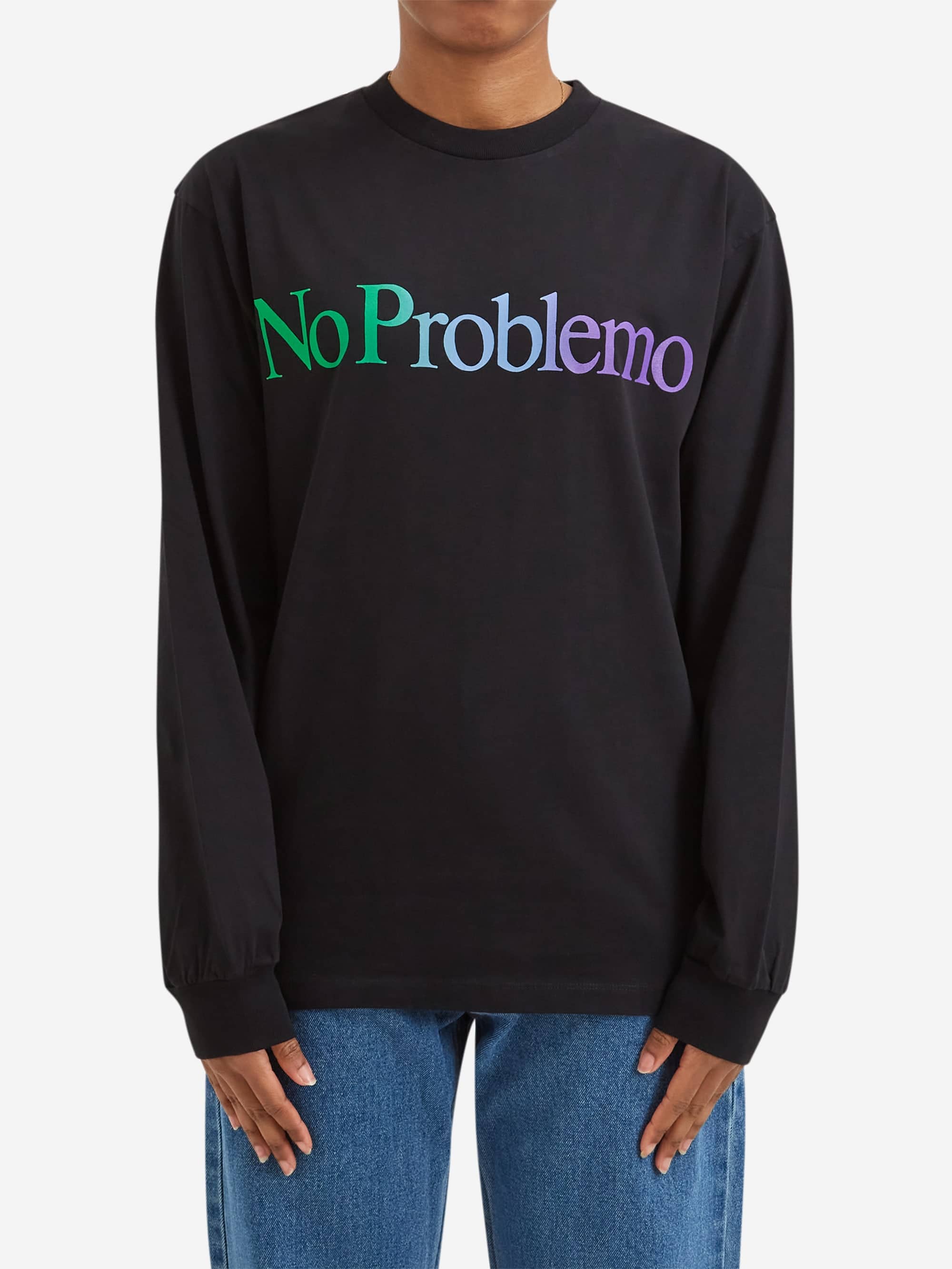 No Problemo NP Long Sleeve Tee W - Black