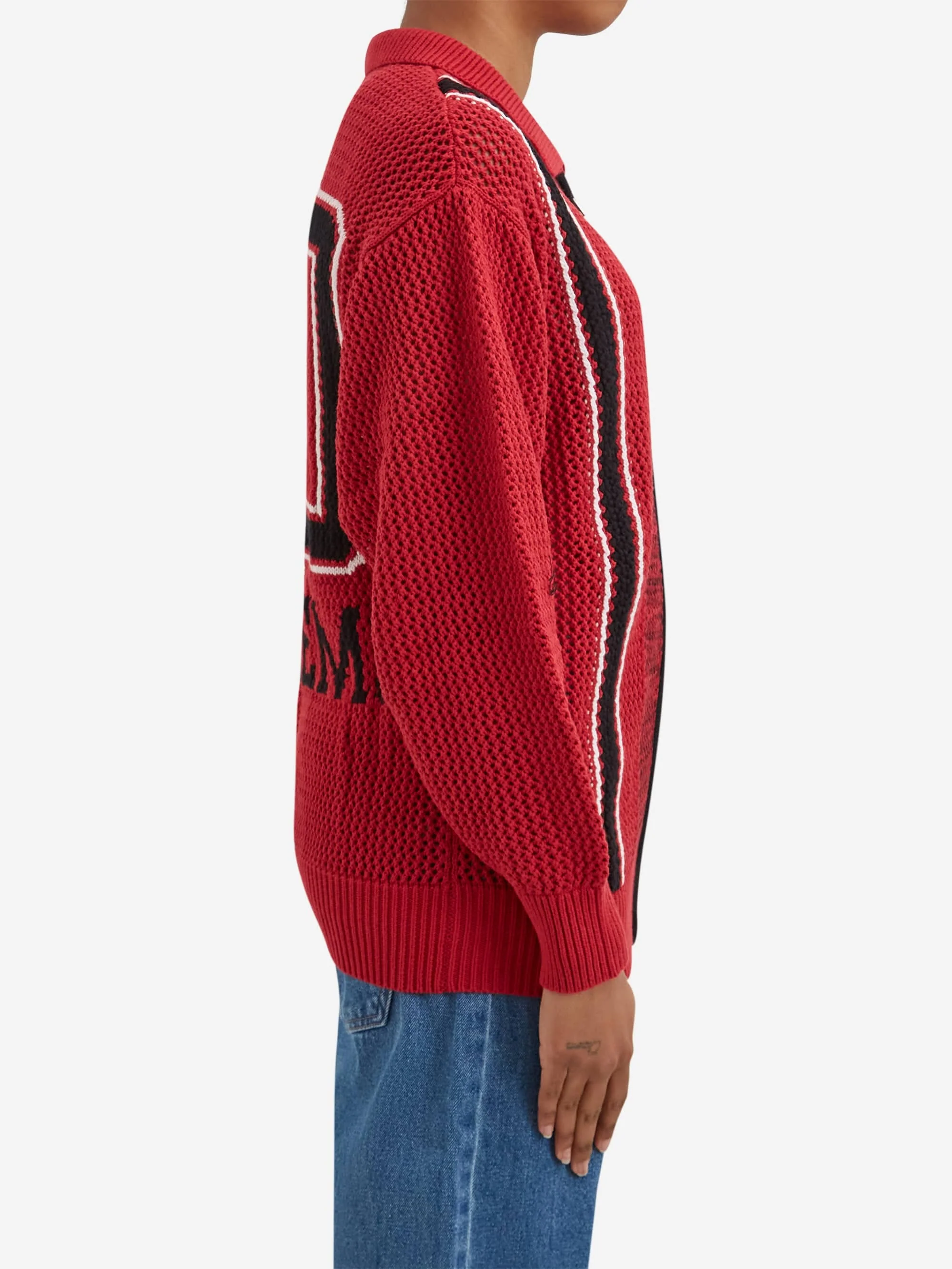 No Problemo NYP Sports Crochet Jumper W - Red - Image 2