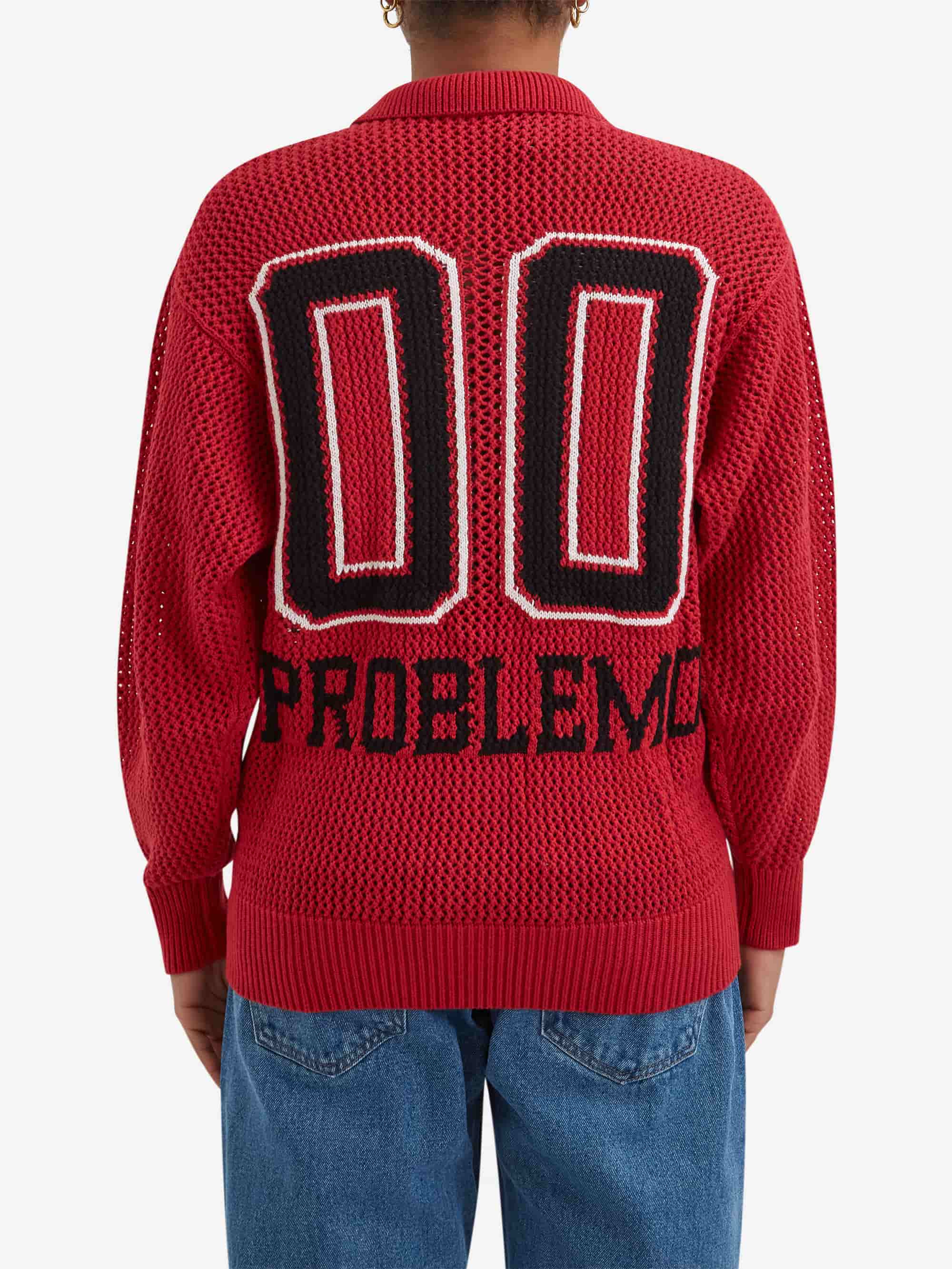 No Problemo NYP Sports Crochet Jumper W - Red - Image 3