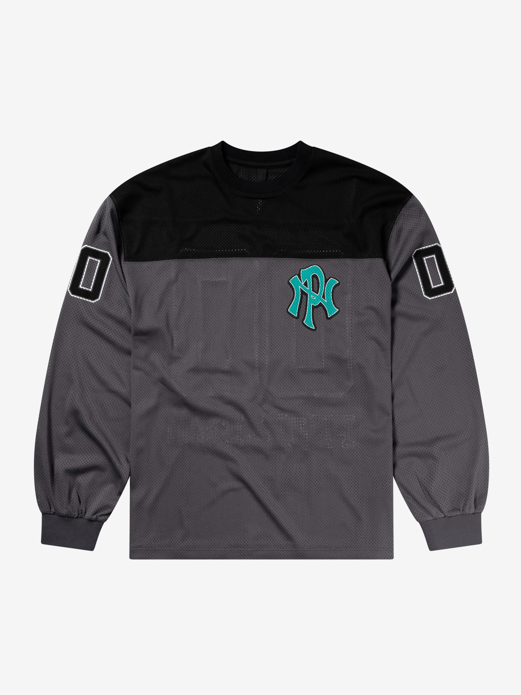 No Problemo NYP Sports Poly Long Sleeve Jersey - Charcoal