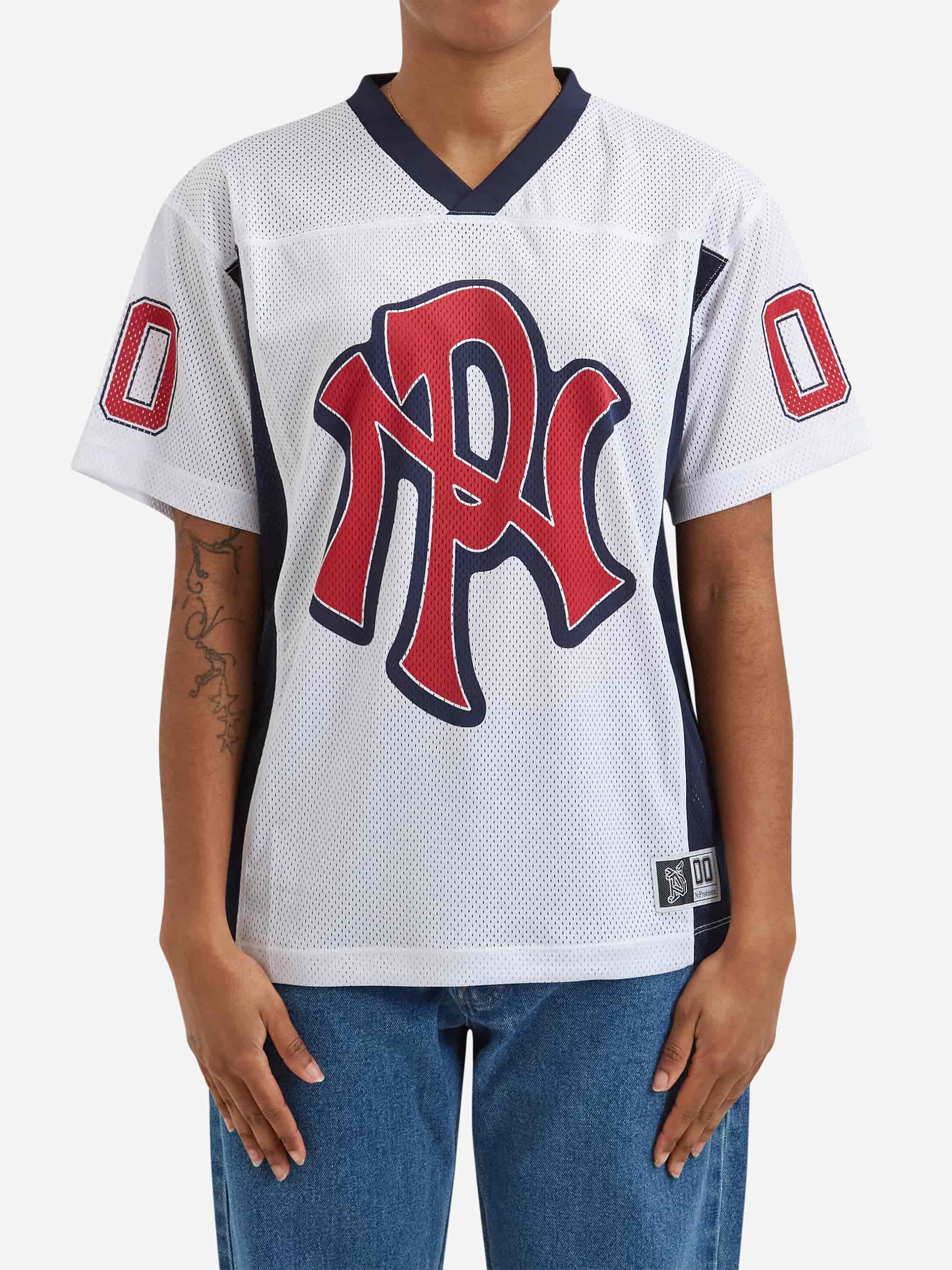 No Problemo NYP Sports Poly Shortsleeve Jersey - White