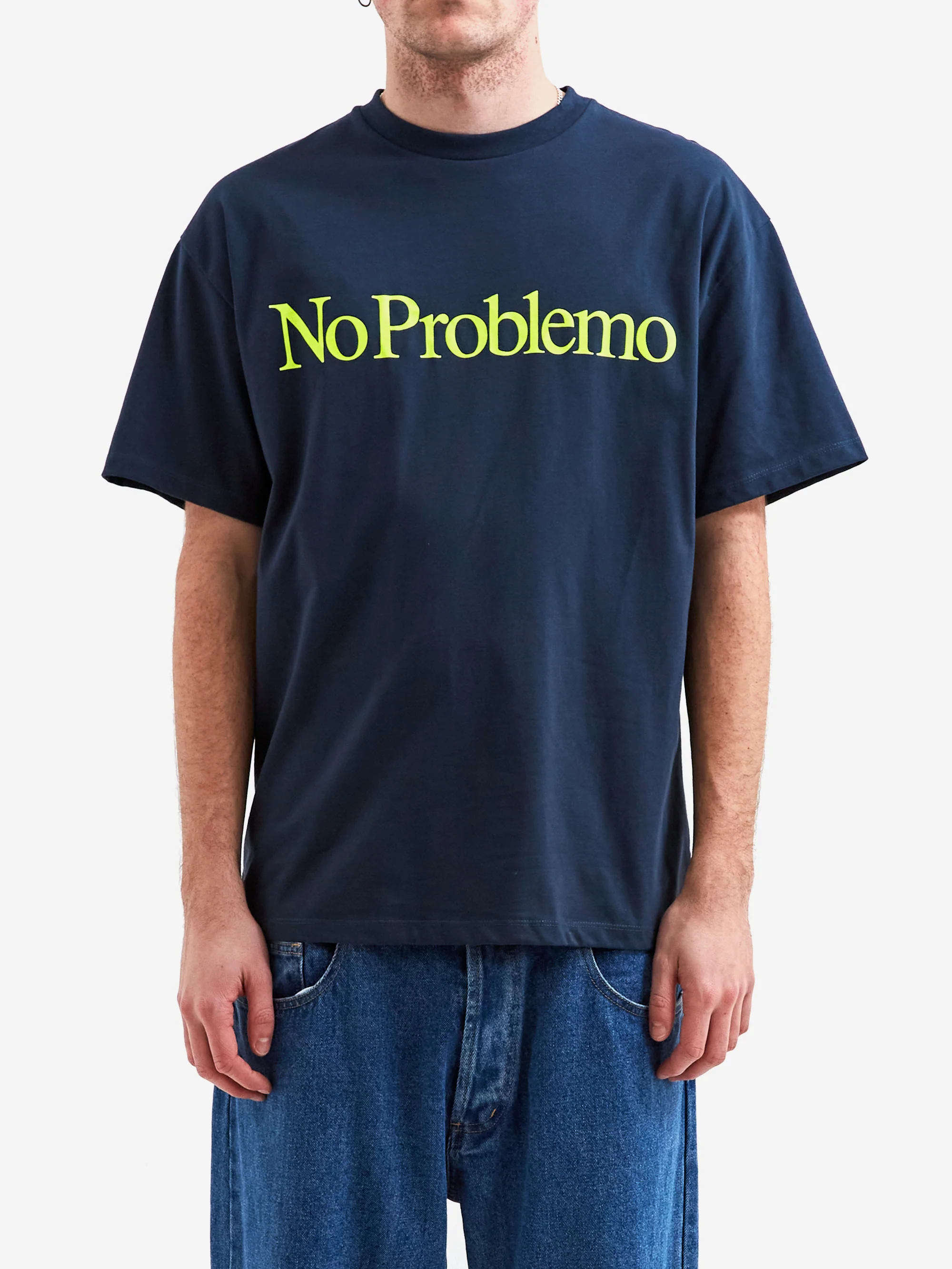 No Problemo Short Sleeve T-Shirt - Navy - Image 4