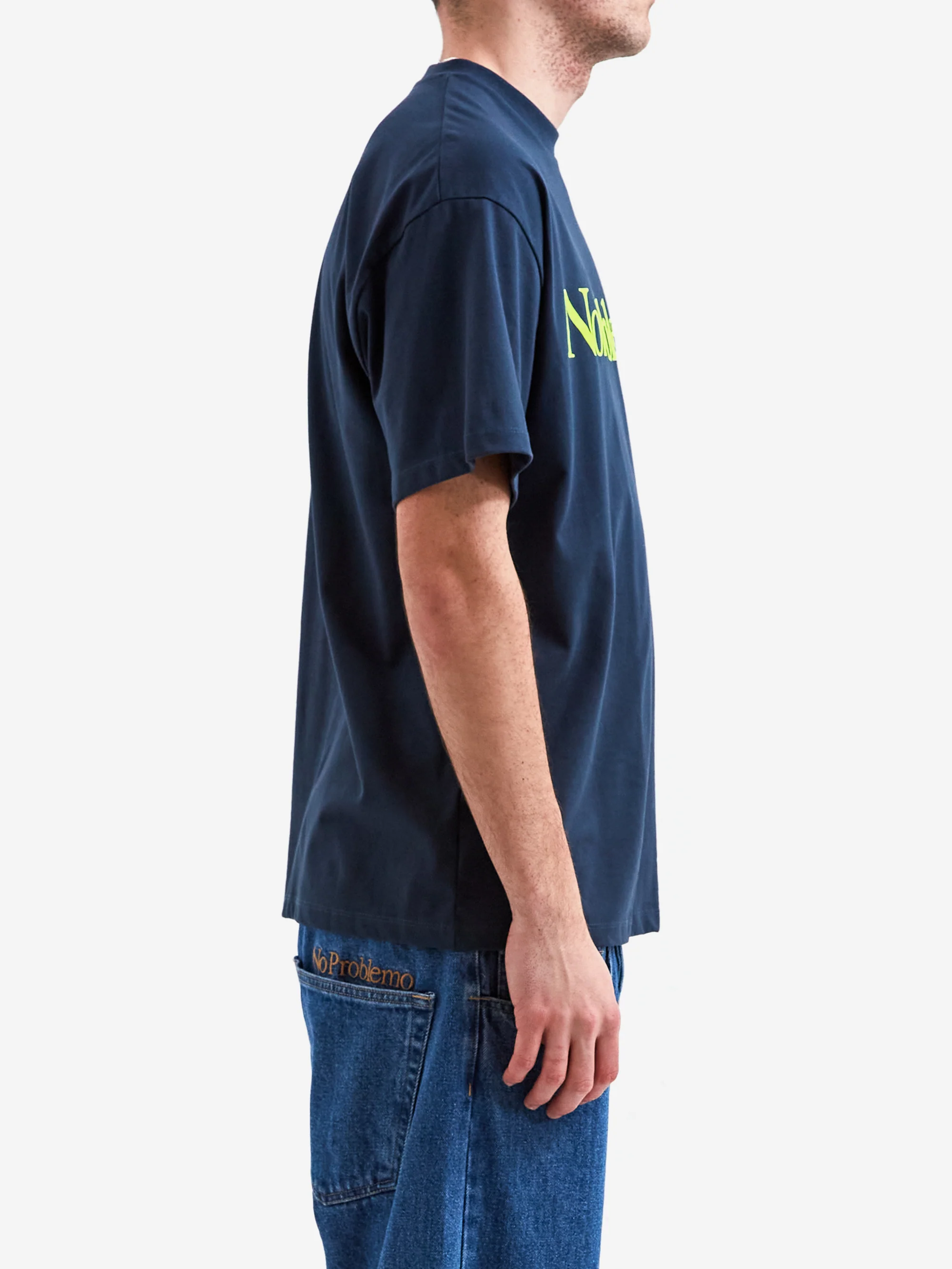 No Problemo Short Sleeve T-Shirt - Navy - Image 5