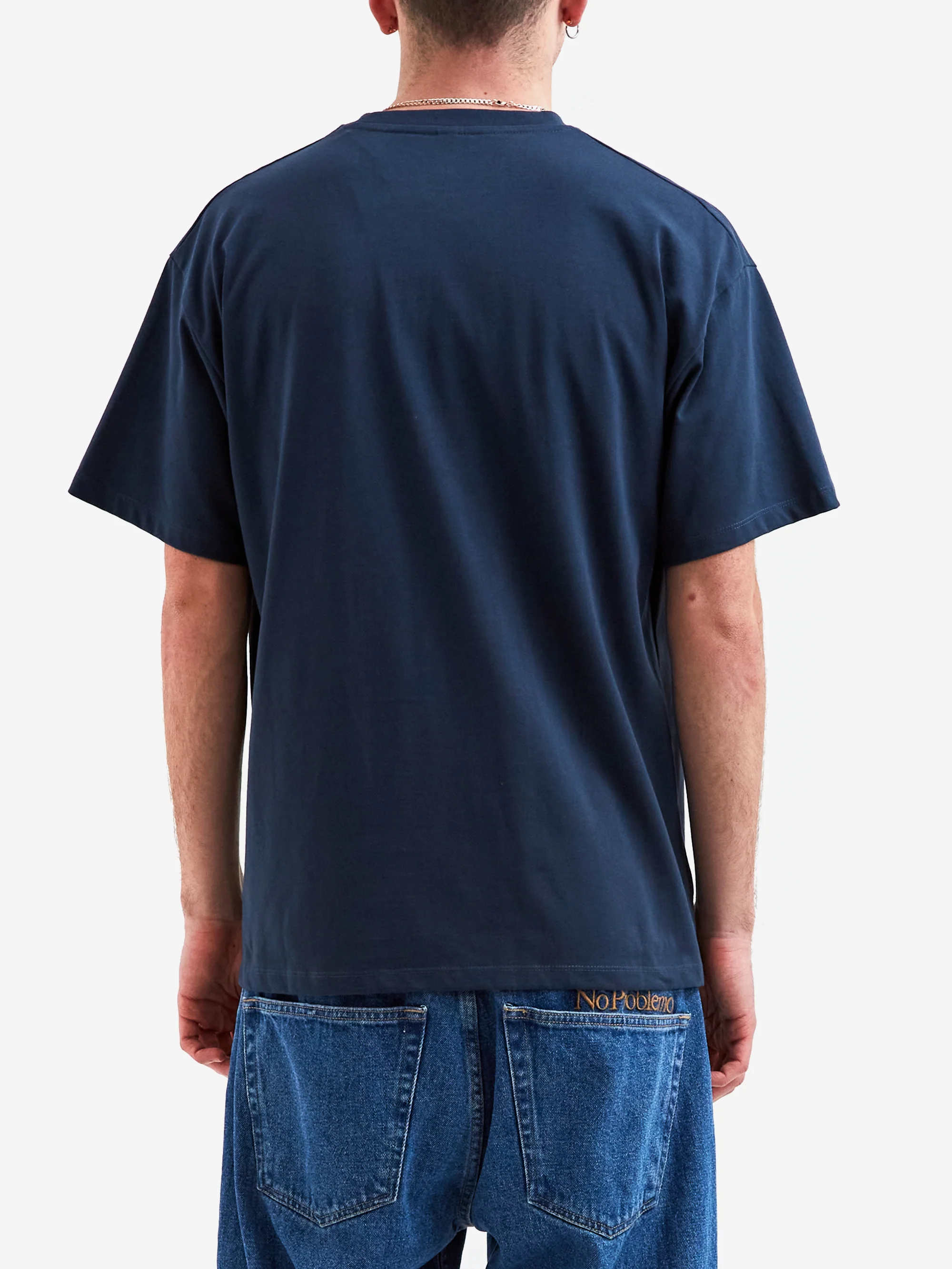 No Problemo Short Sleeve T-Shirt - Navy - Image 6