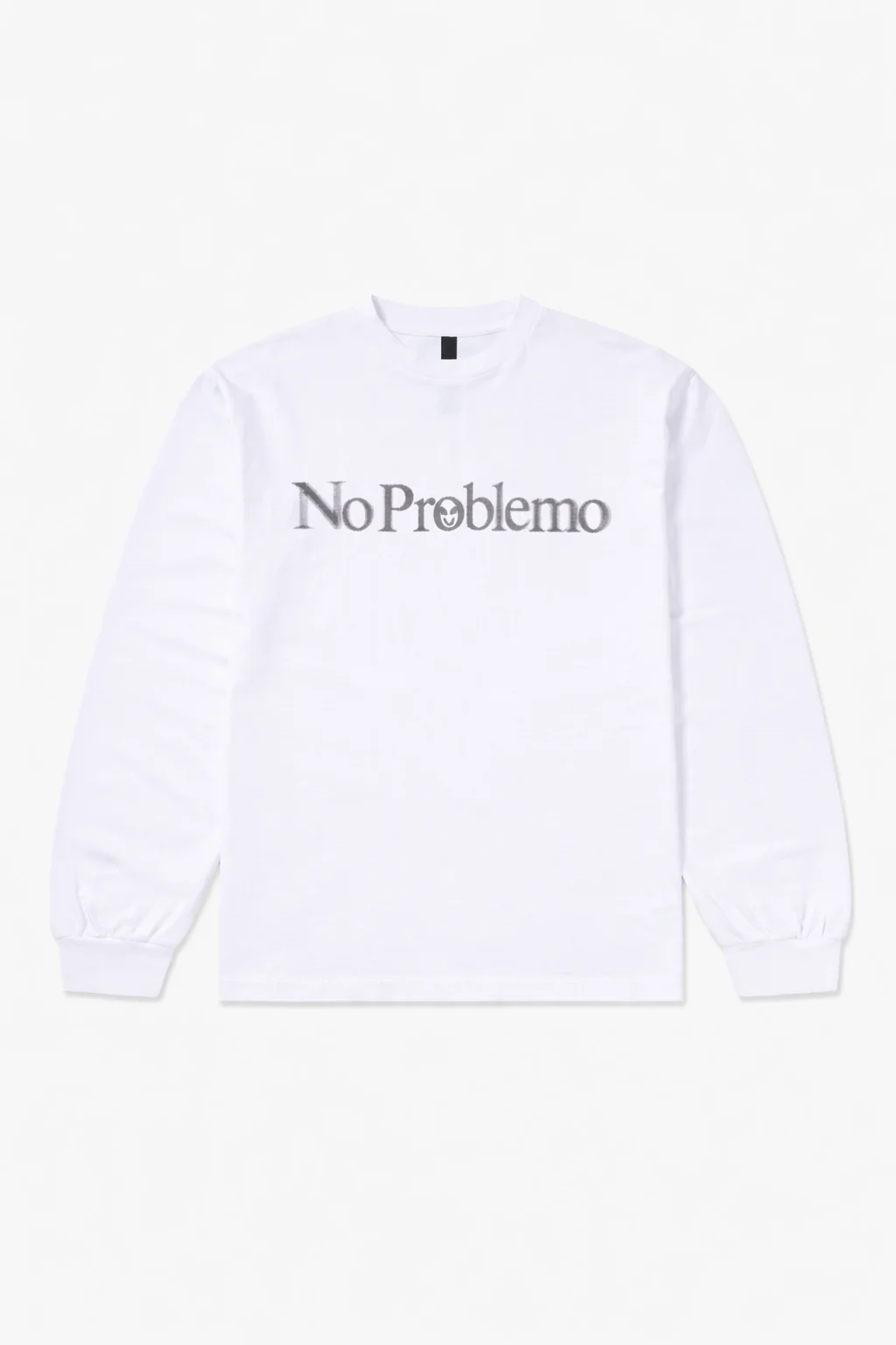 No Problemo Smile Away Longsleeve Tee W - White - Image 5