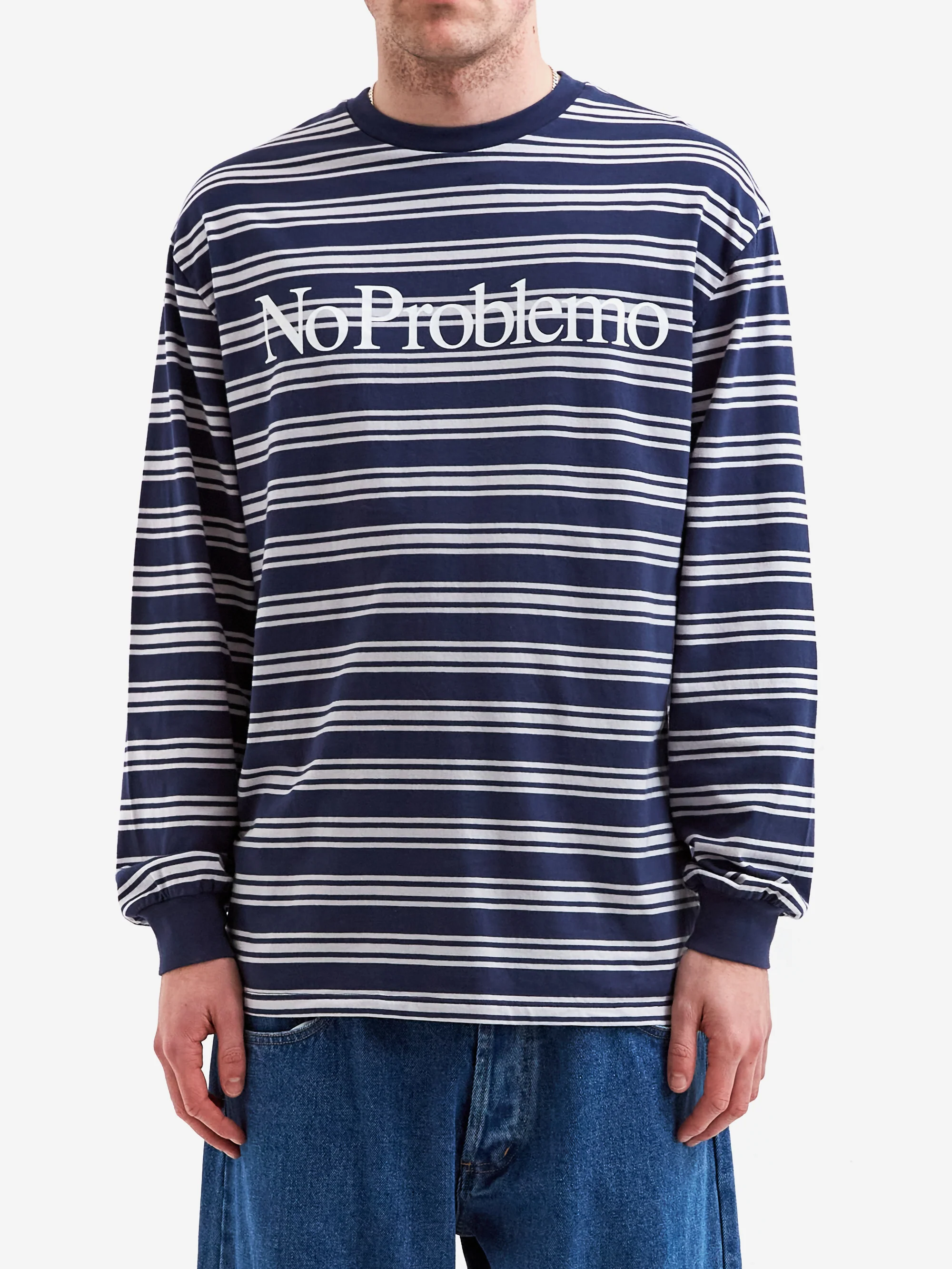 No Problemo Striped Long Sleeve T-Shirt - Multi - Image 2