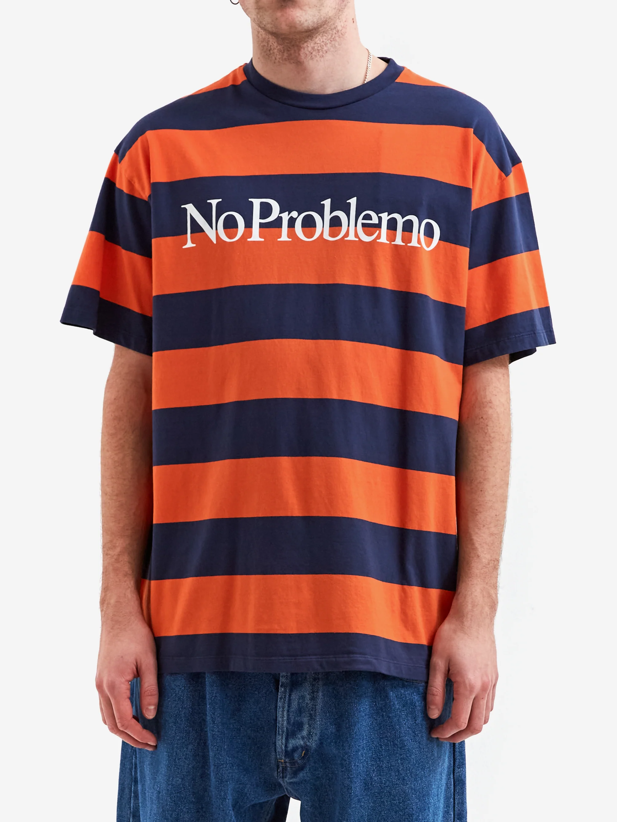No Problemo Stripe Short Sleeve T-Shirt - Multi - Image 2