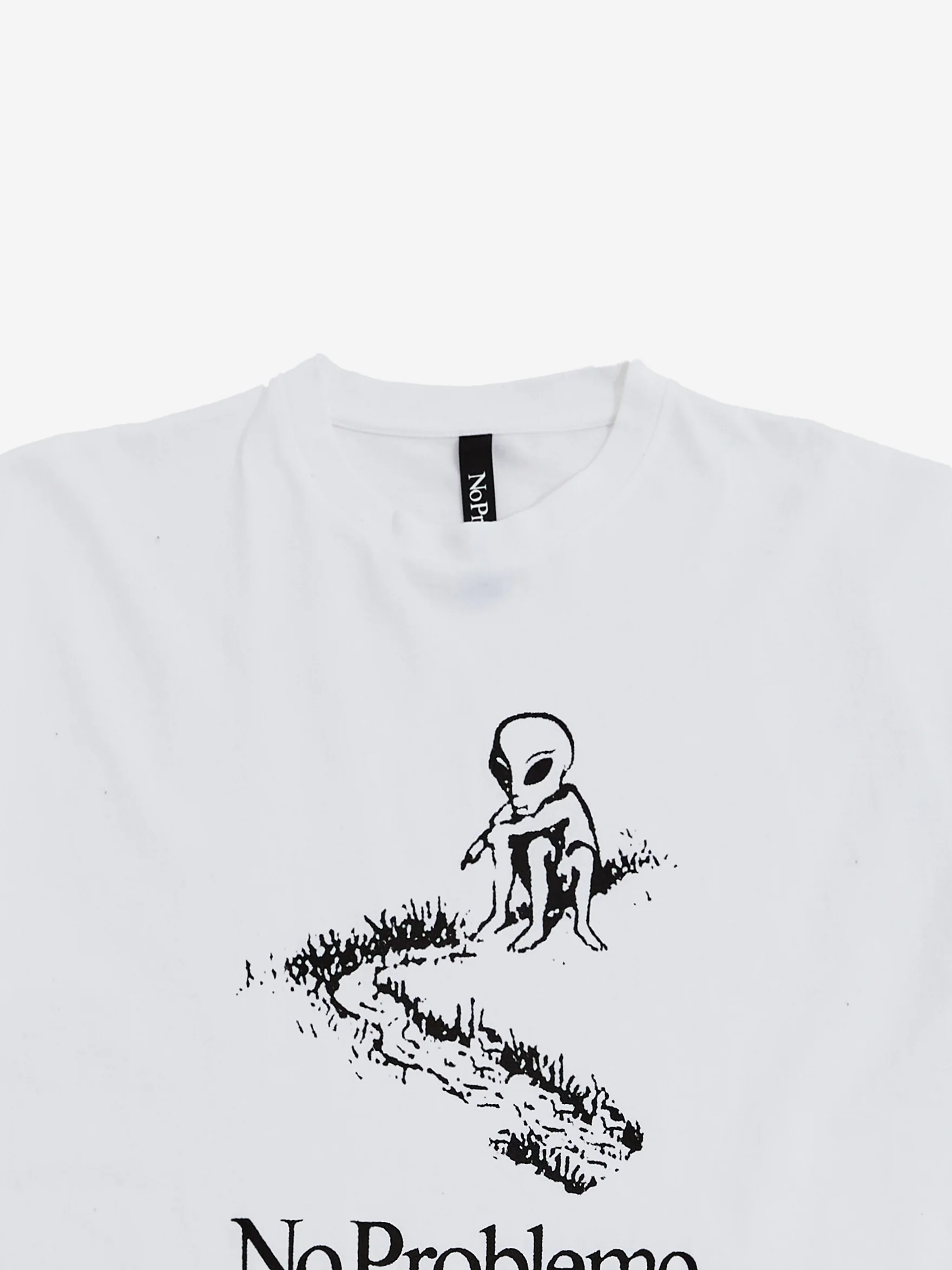 No Problemo Toboggan Short Sleeve T-Shirt - White - Image 3