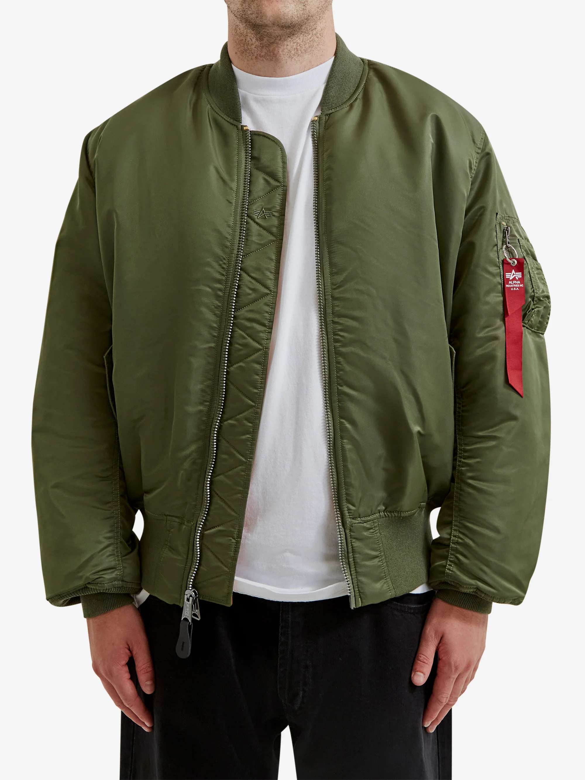 No Problemo x Alpha Industries No War MA-1 Jacket - Green - Image 2