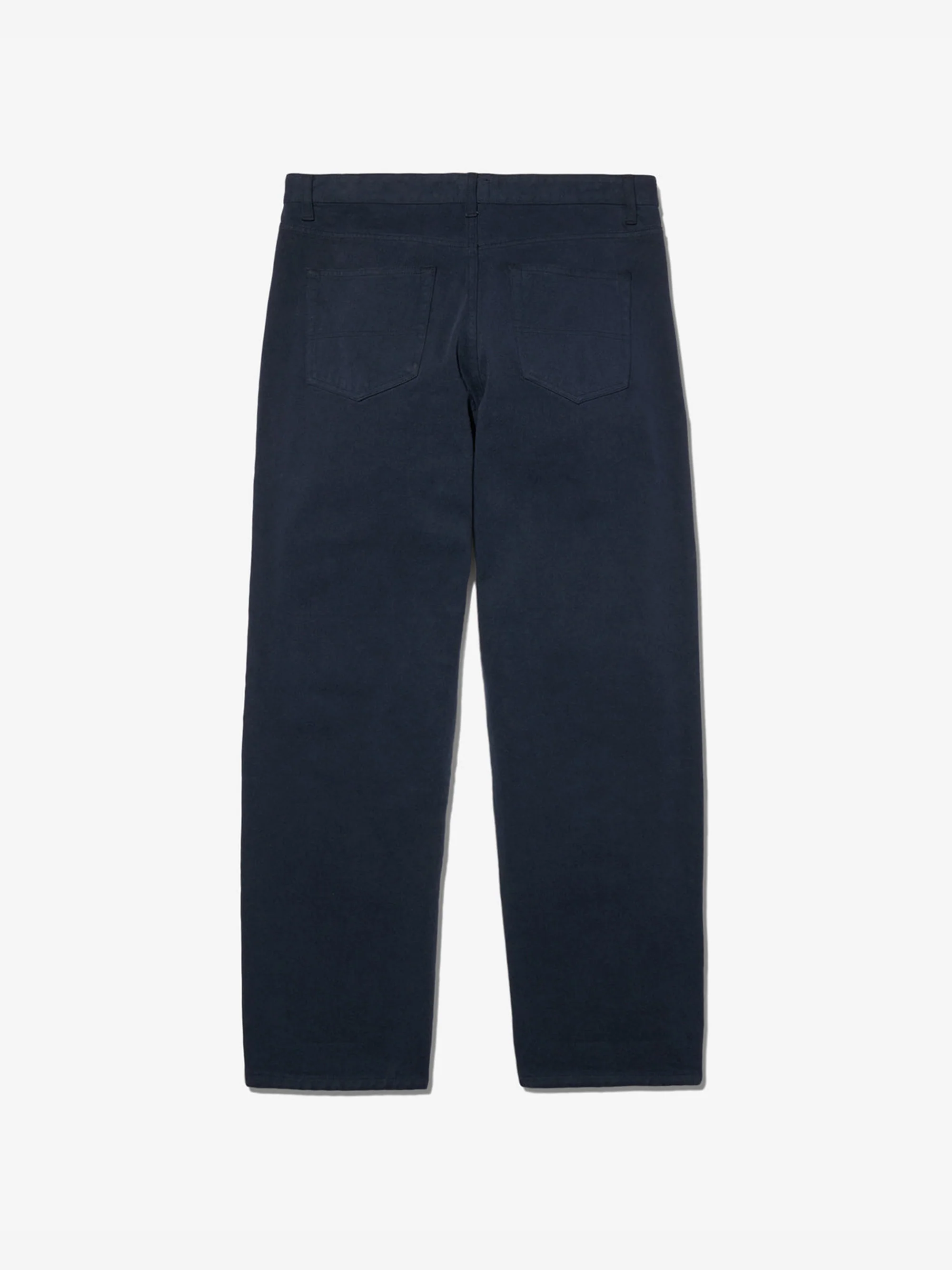 Noah Brushed Back Pleated Jeans - Dark Navy - Image 4