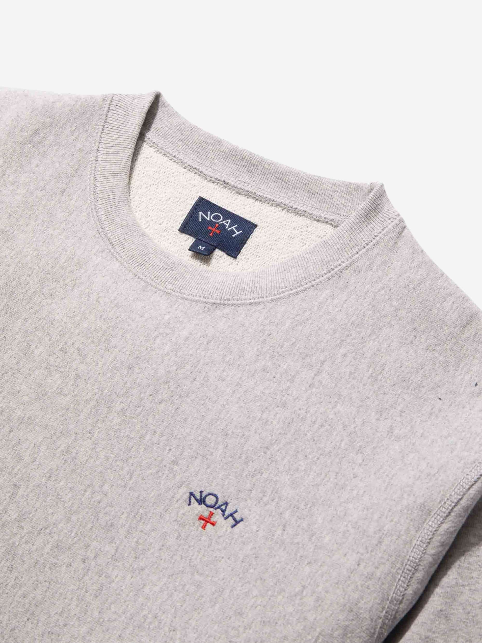 Noah Classic Crewneck - Heather Grey - Image 3