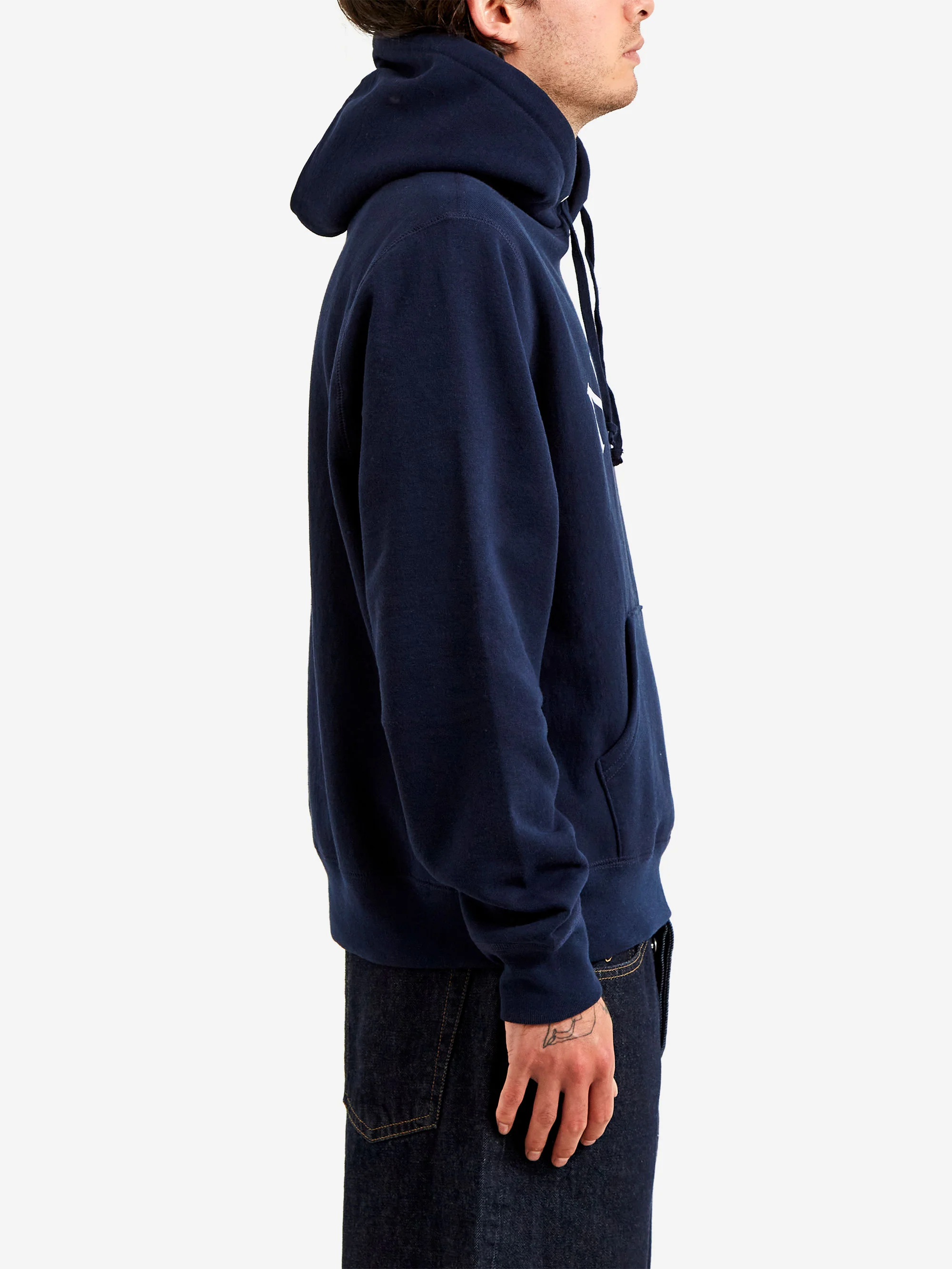 Noah Core Logo Hoodie - Navy - Image 4