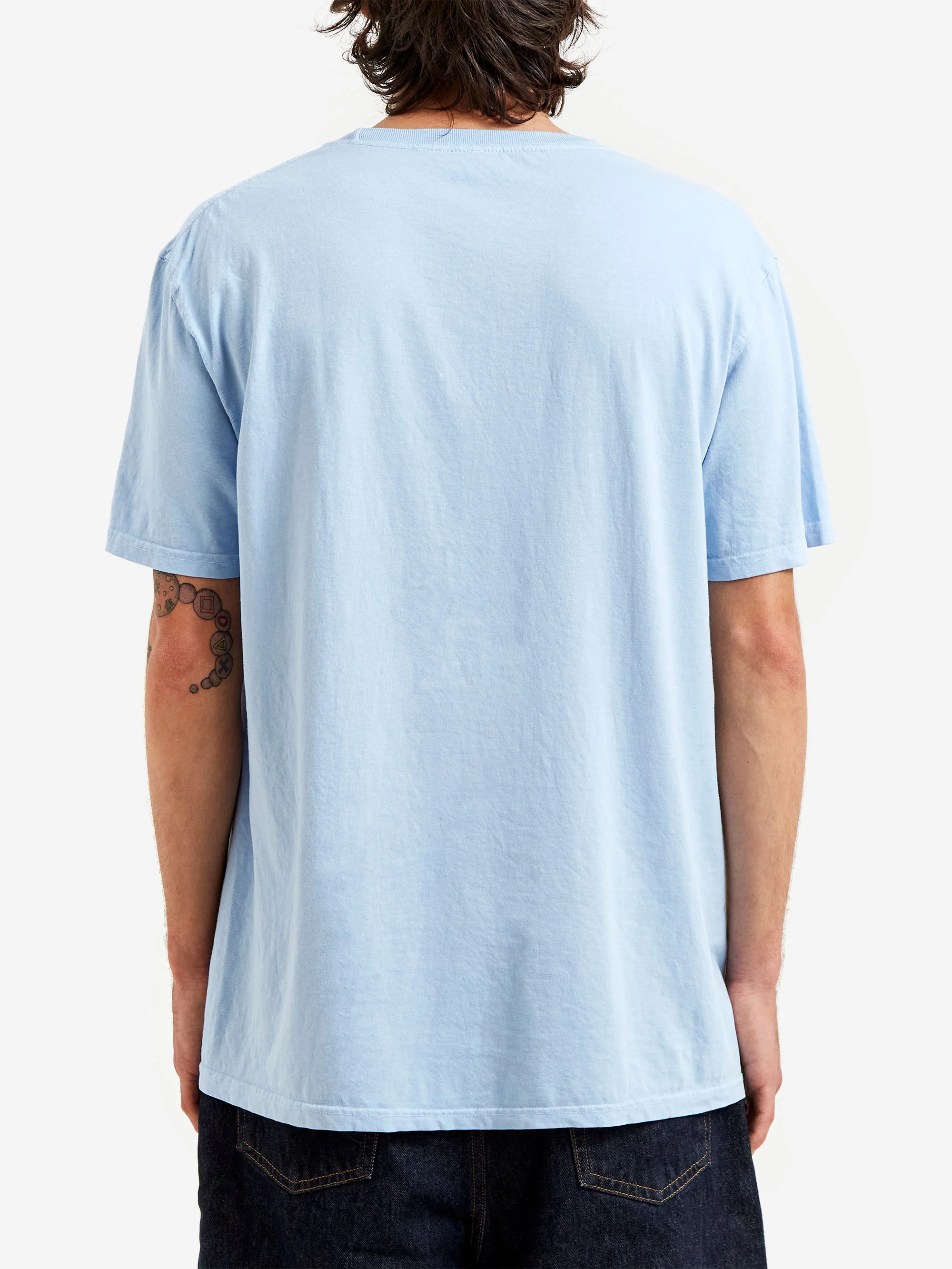 Noah Core Logo Pocket Tee - Blue - Image 5