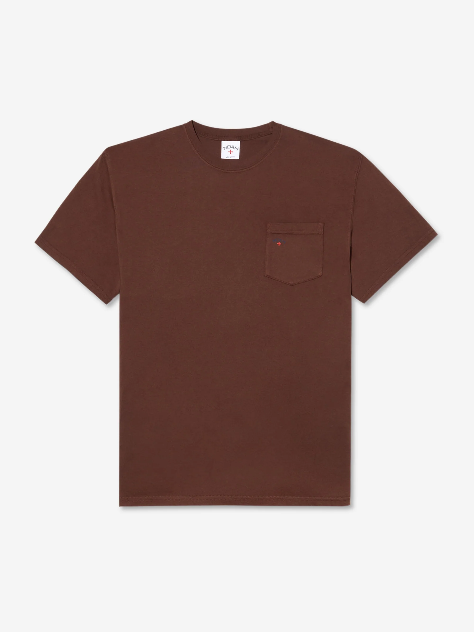 Noah Core Logo Pocket Tee - Chicory Brown