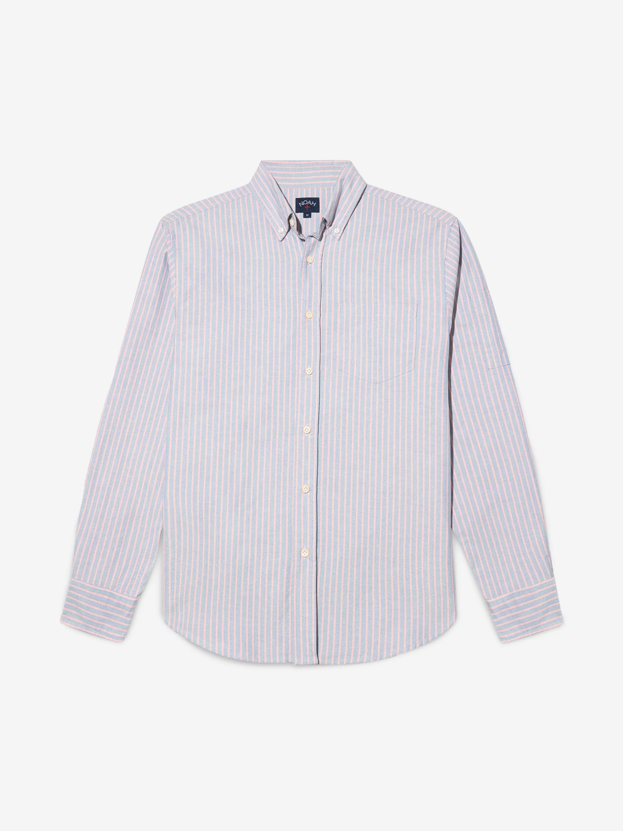 Noah Oxford Shirt - Blue / Pink