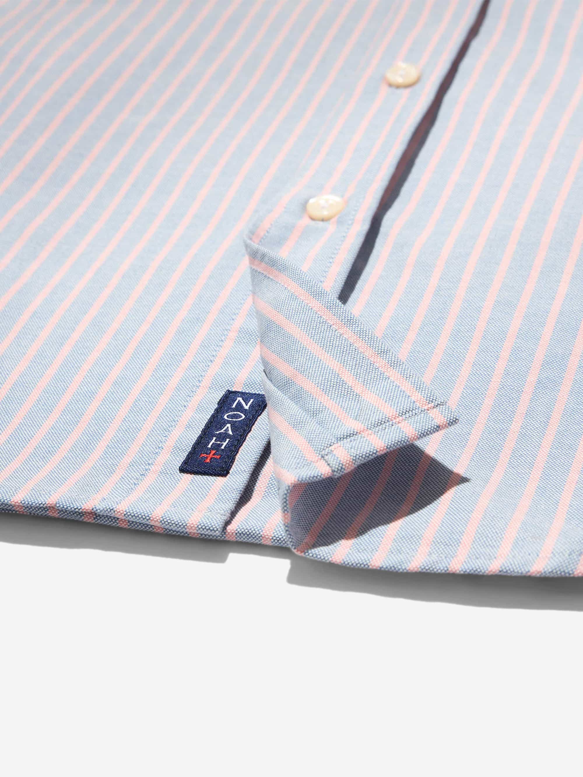Noah Oxford Shirt - Blue / Pink - Image 3