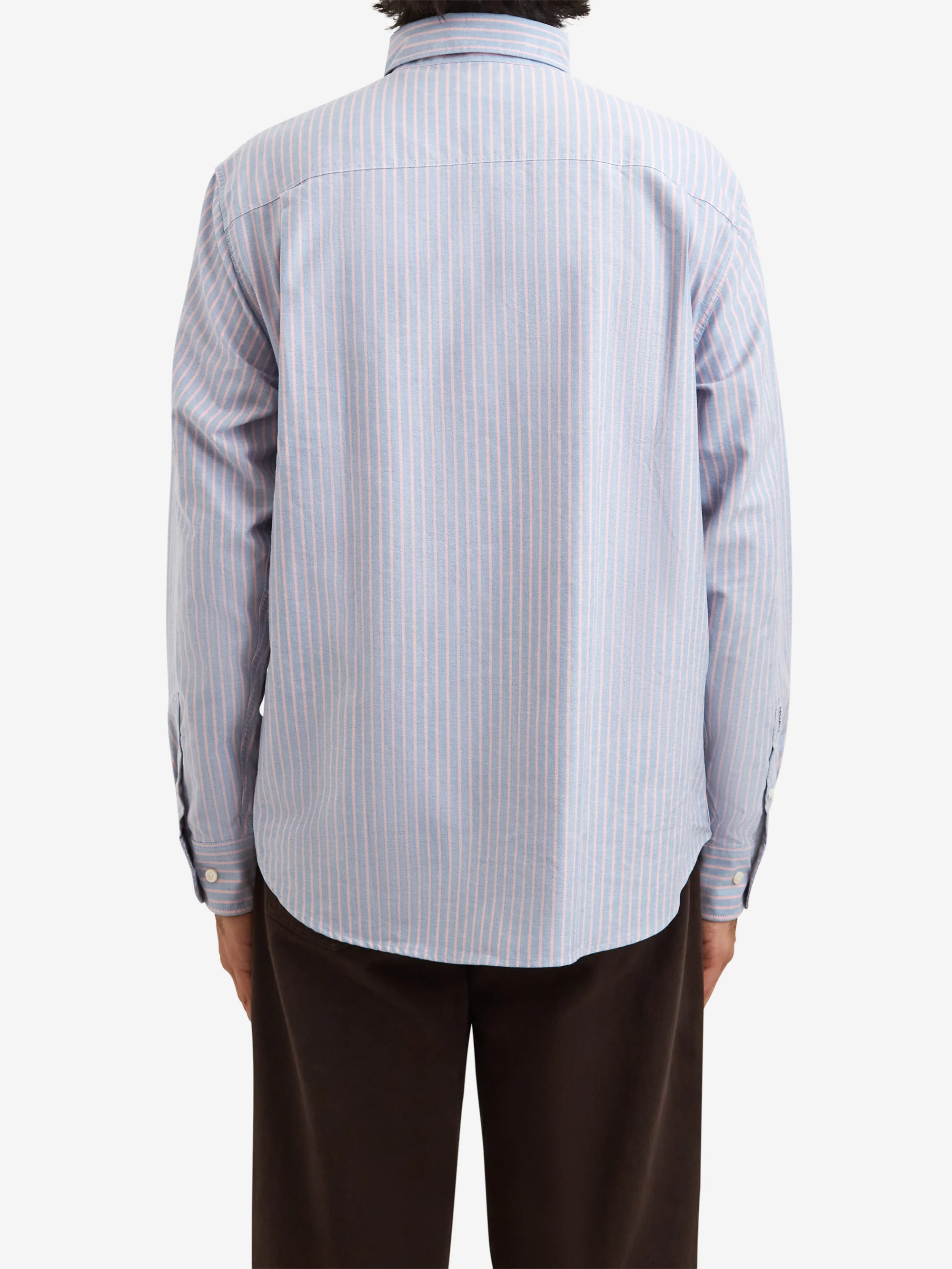 Noah Oxford Shirt - Blue / Pink - Image 7