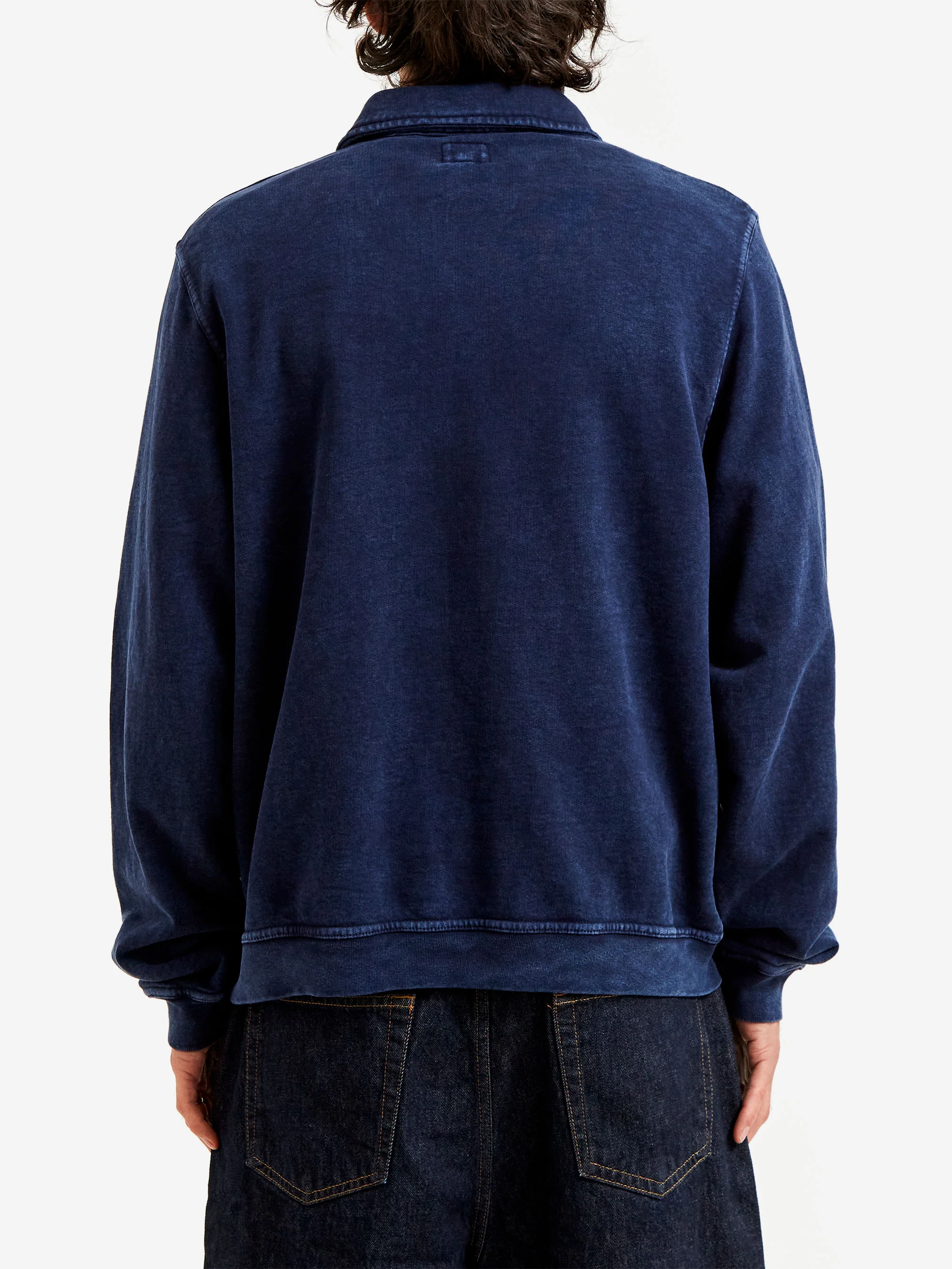 Noah Saltwash Pullover Sweatshirt - Navy - Image 6