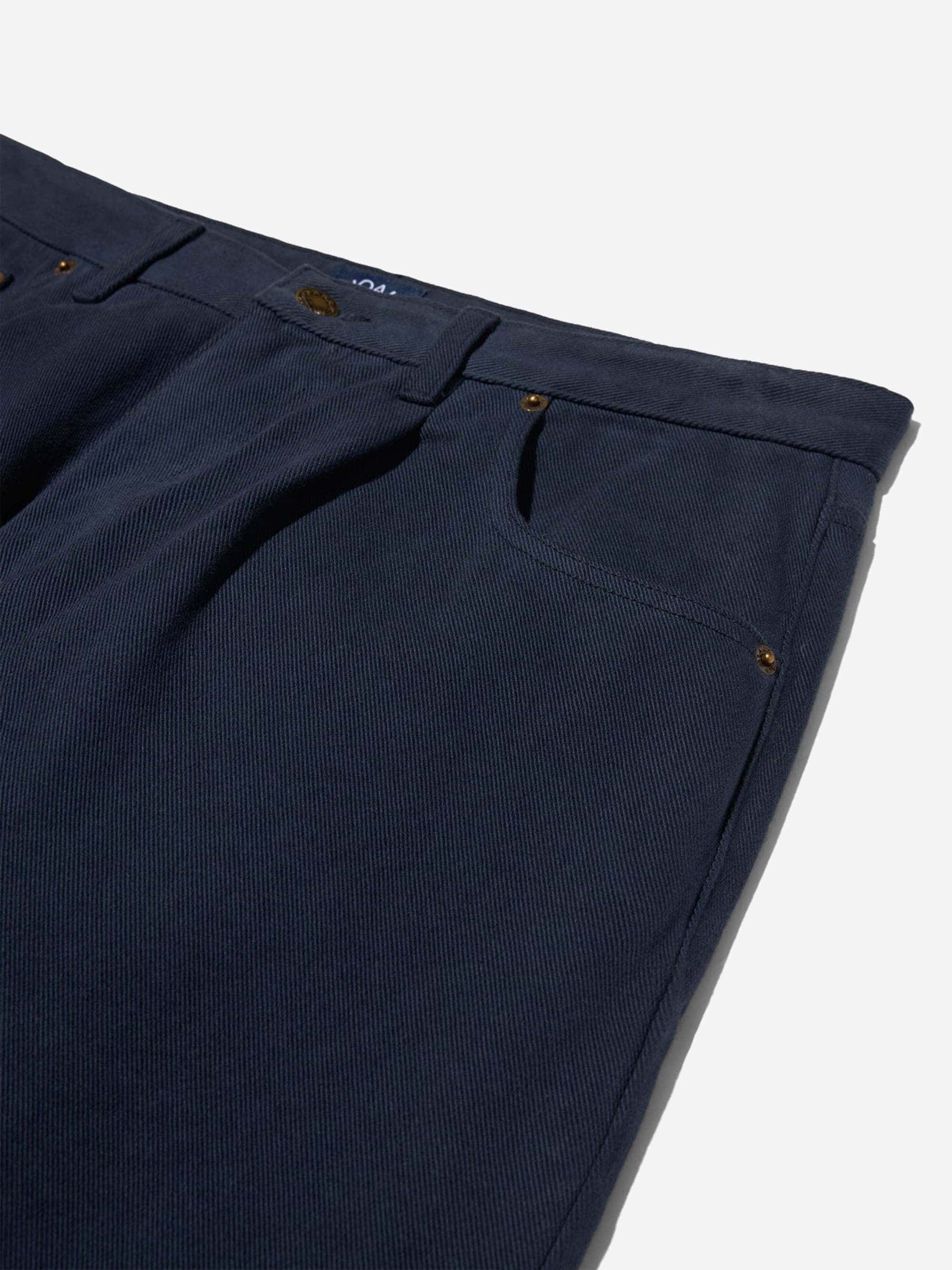 Noah Twill Double-Pleat Pant - Black - Image 2