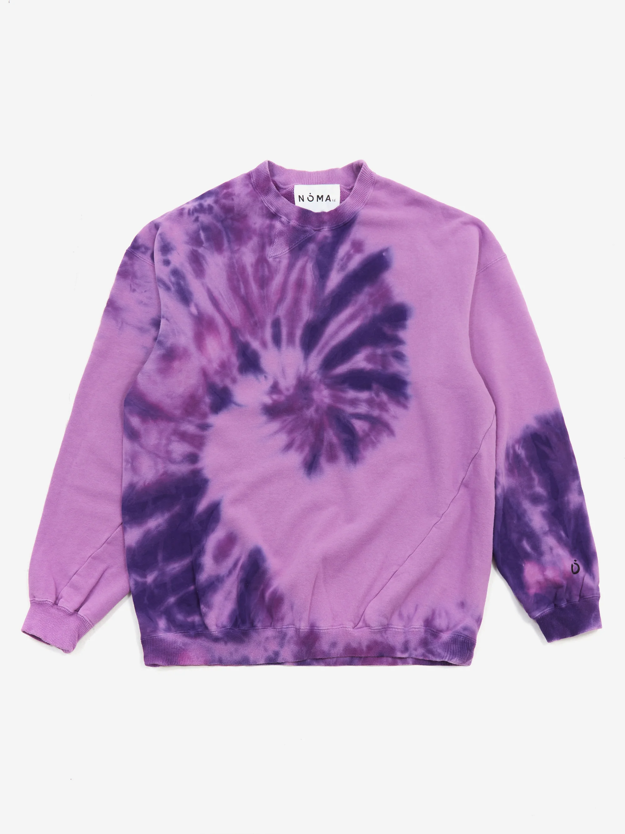 NÒMARYTHM TEXTILE Hand Dyed Twist Sweat - Purple
