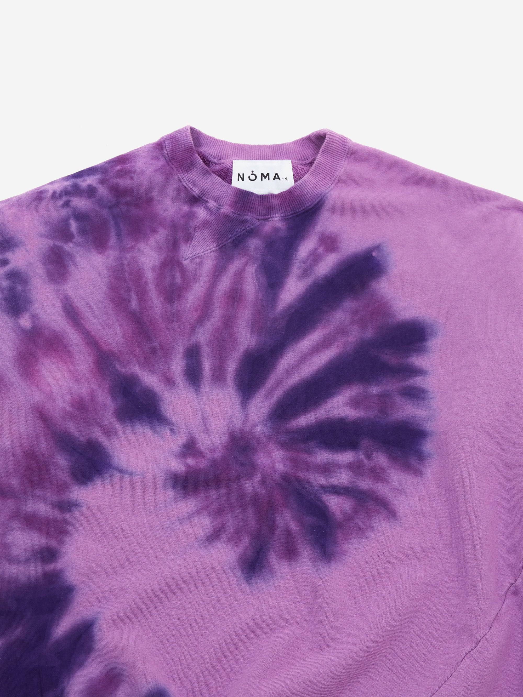 NÒMARYTHM TEXTILE Hand Dyed Twist Sweat - Purple - Image 3
