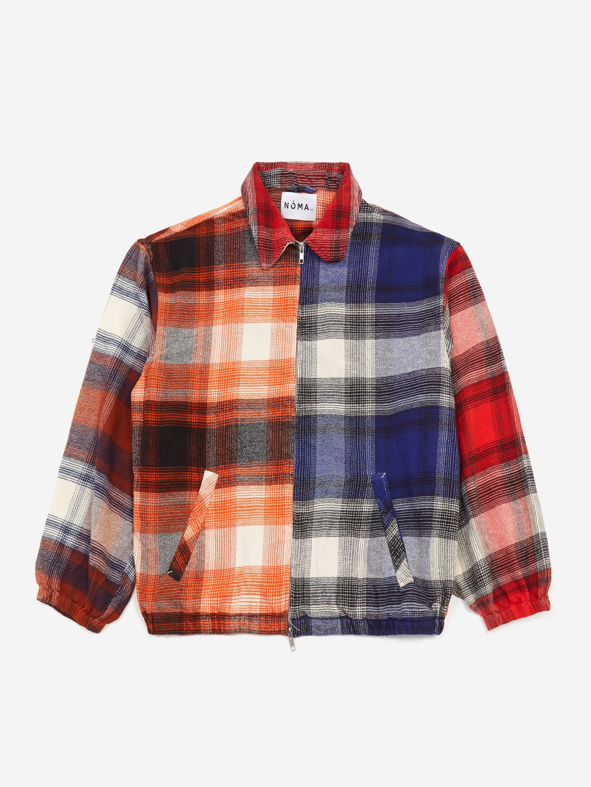 NÒMARYTHM TEXTILE Ombre Plaid Blouson - Multi
