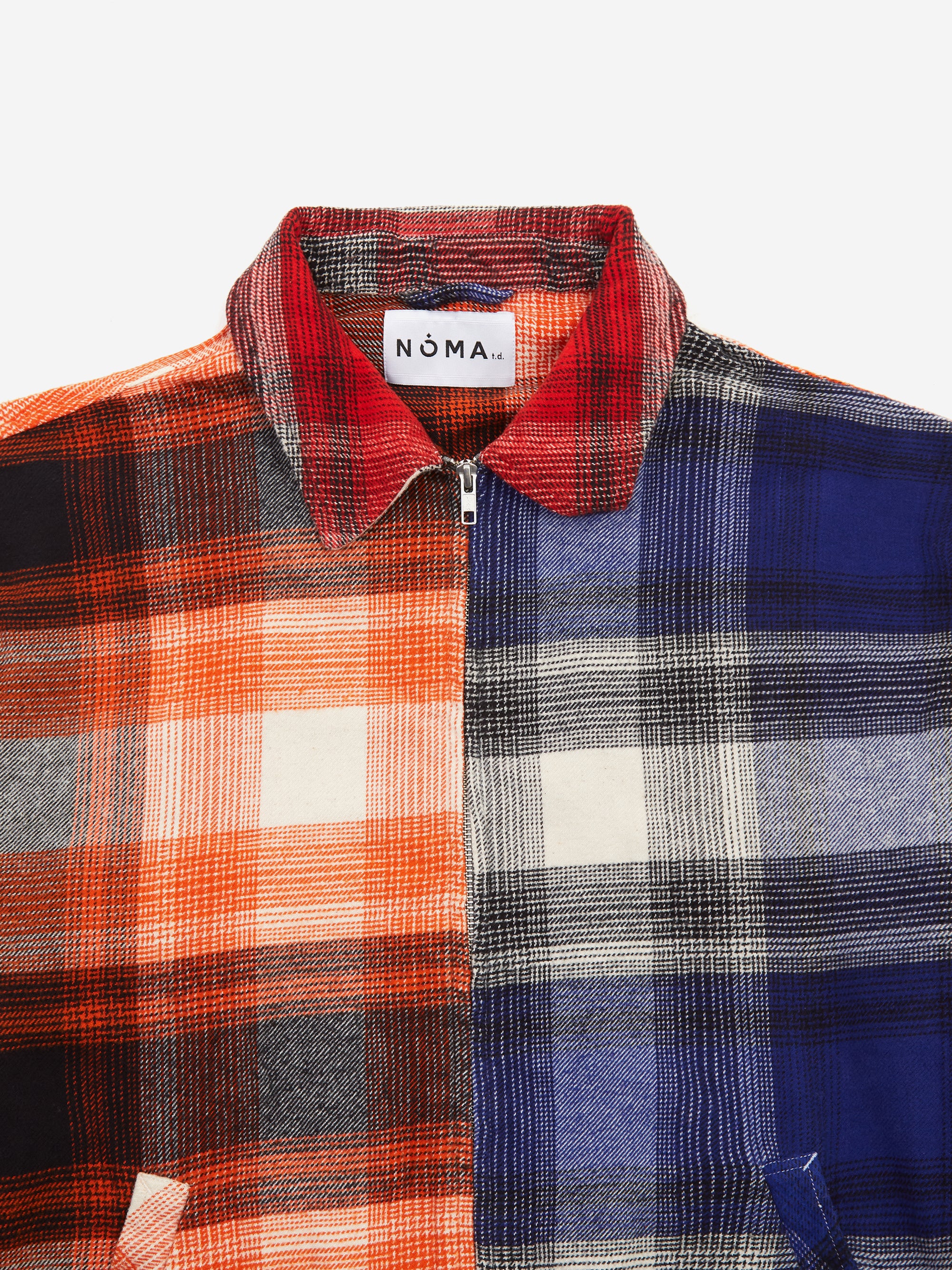NÒMARYTHM TEXTILE Ombre Plaid Blouson - Multi - Image 3