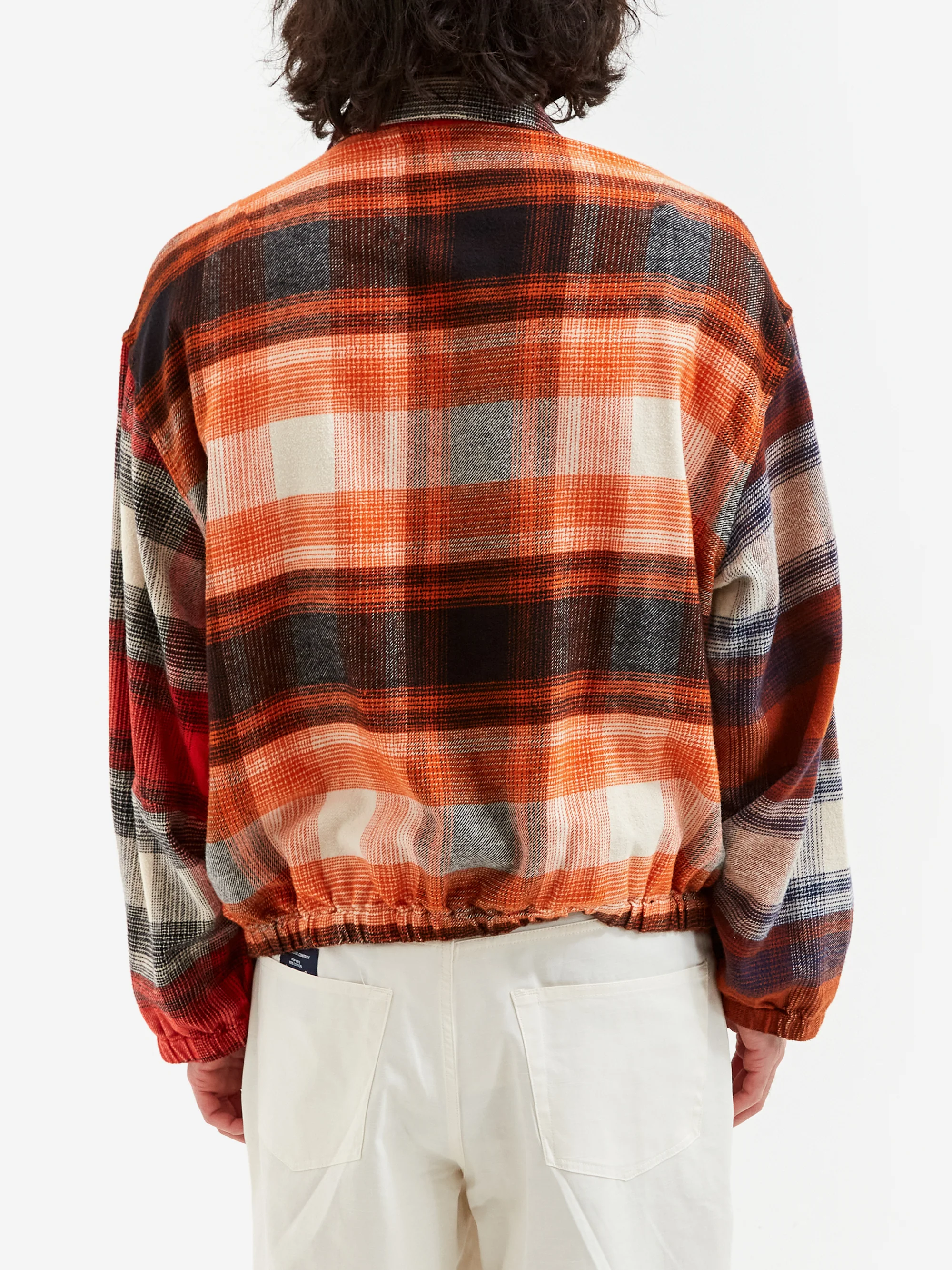 NÒMARYTHM TEXTILE Ombre Plaid Blouson - Multi - Image 6