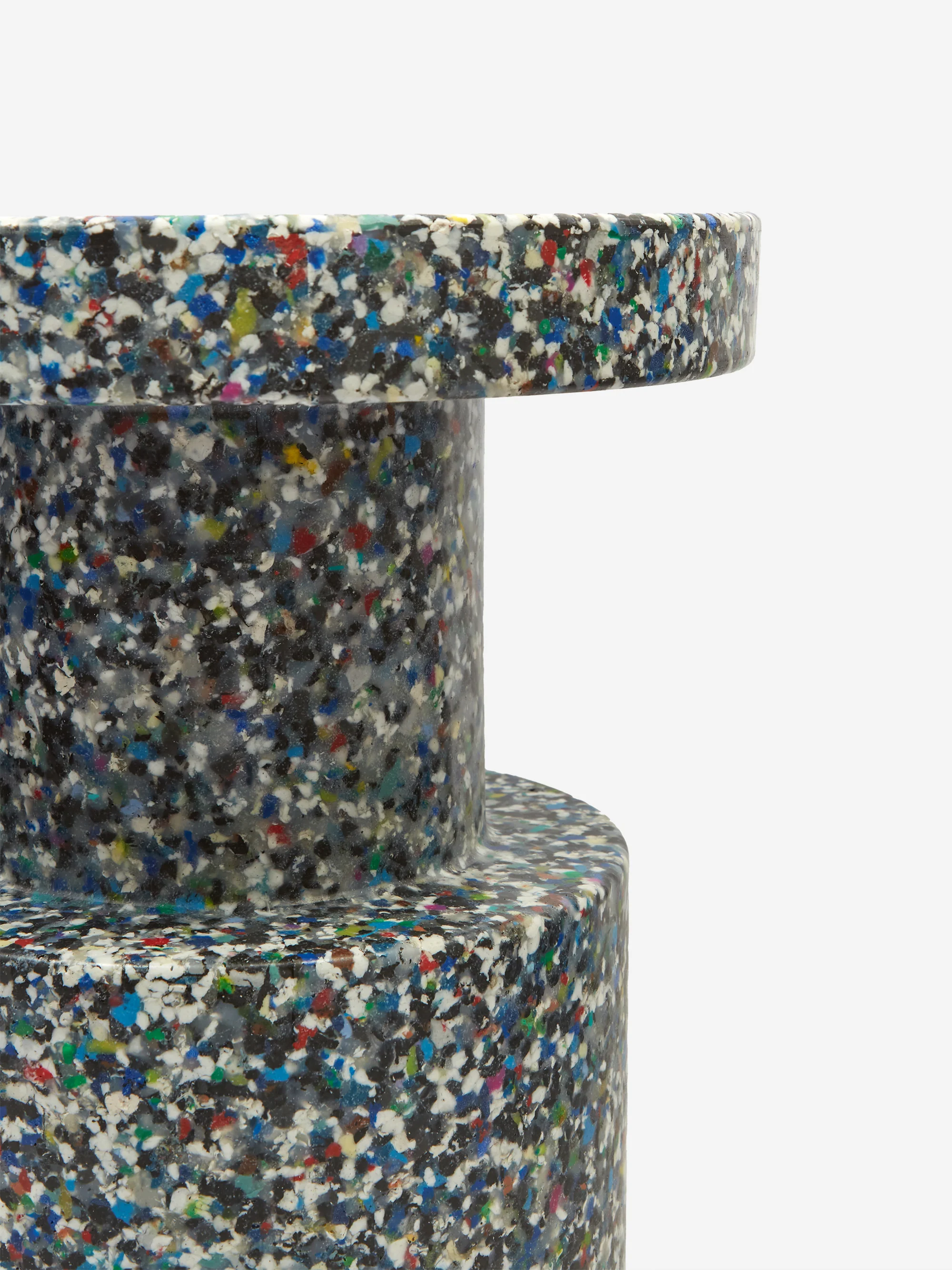Normann Copenhagen Bit Stool - Black Multi - Image 3