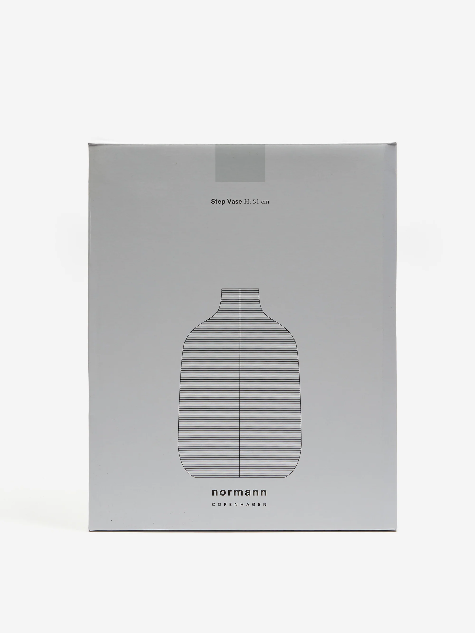 Normann Copenhagen Step Vase H31 cm - Clear - Image 6