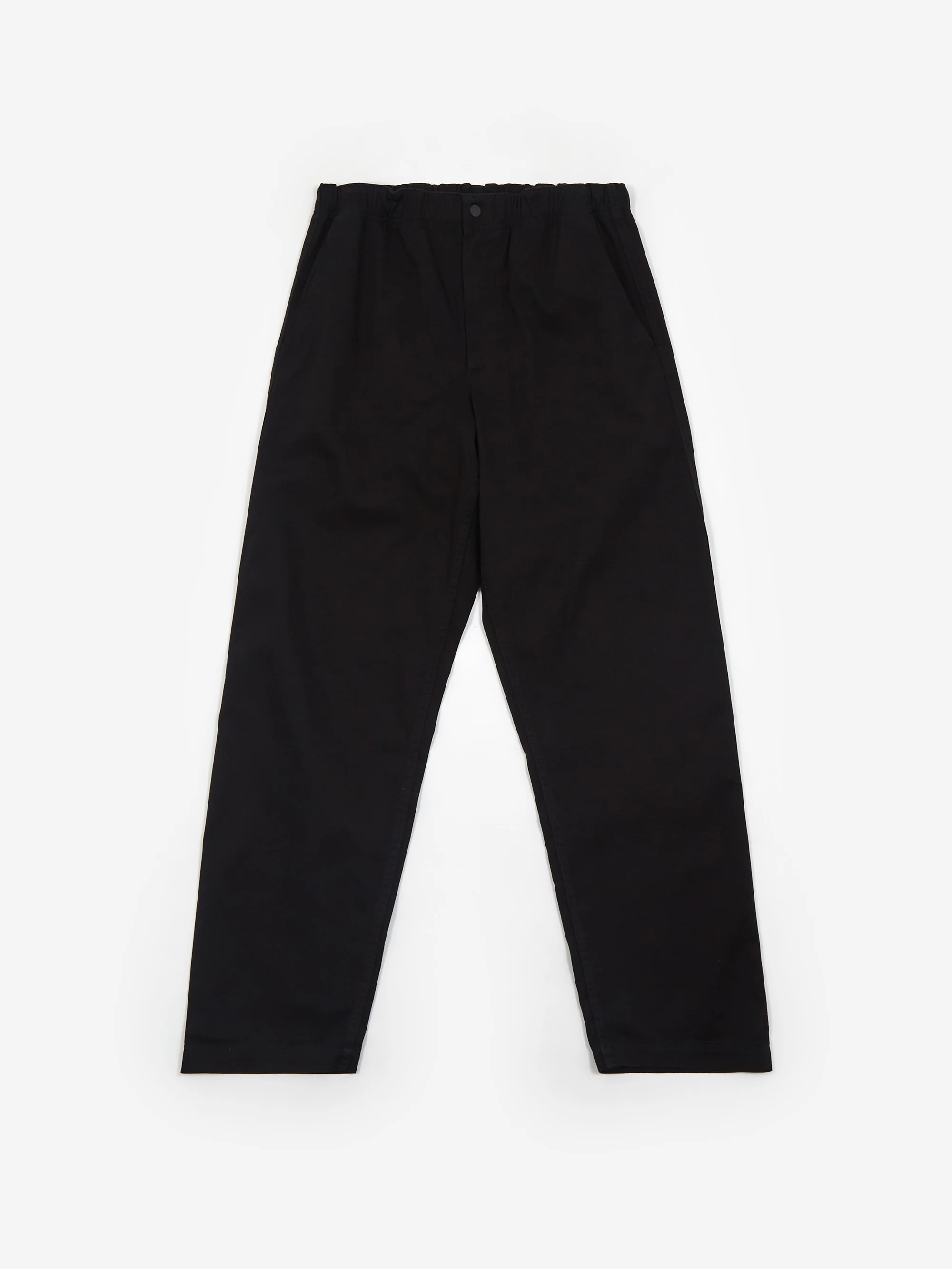 Norse Projects Ezra Relaxed Organic Stretch Twill Trouser - Black