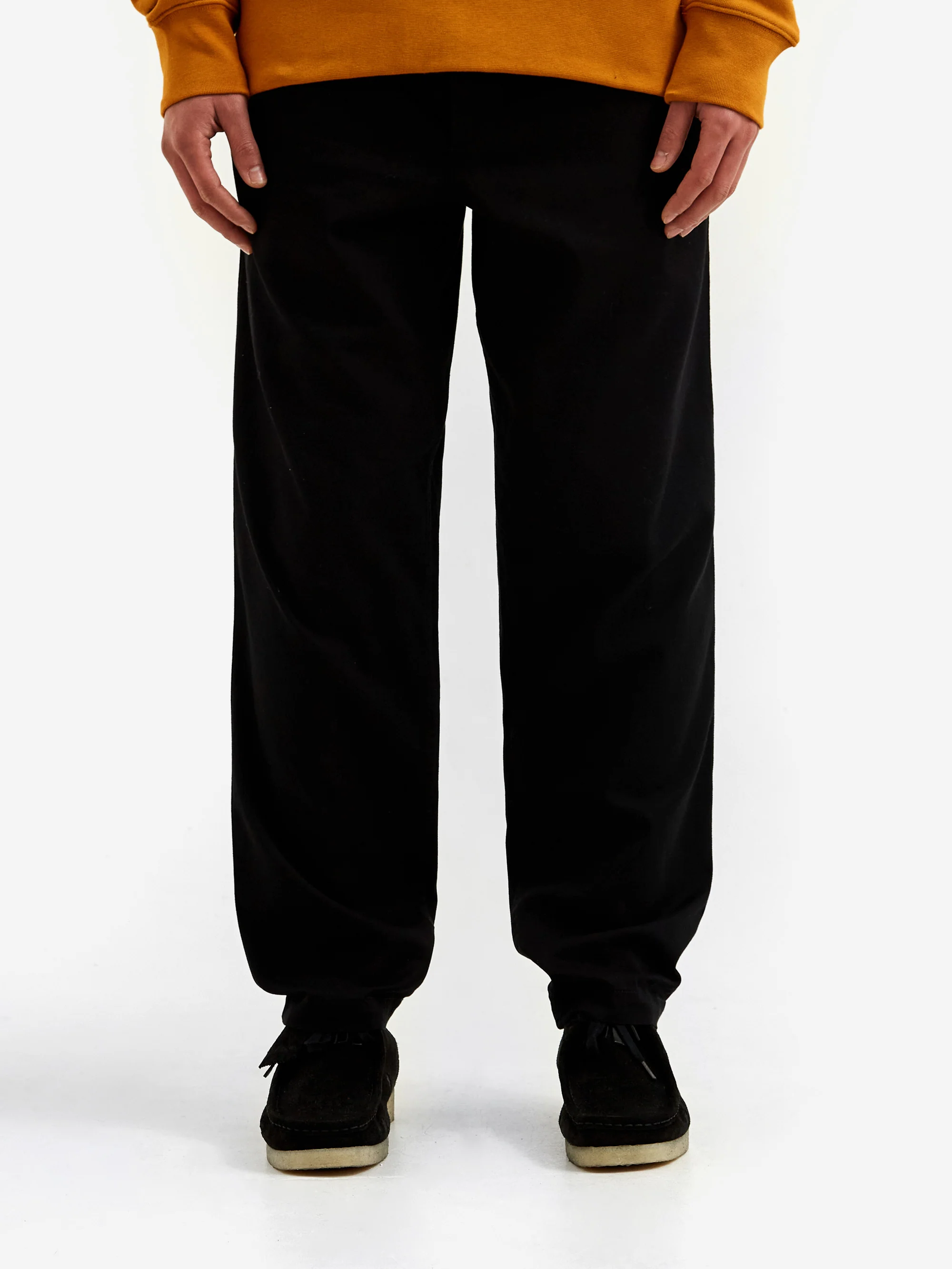 Norse Projects Ezra Relaxed Organic Stretch Twill Trouser - Black - Image 2