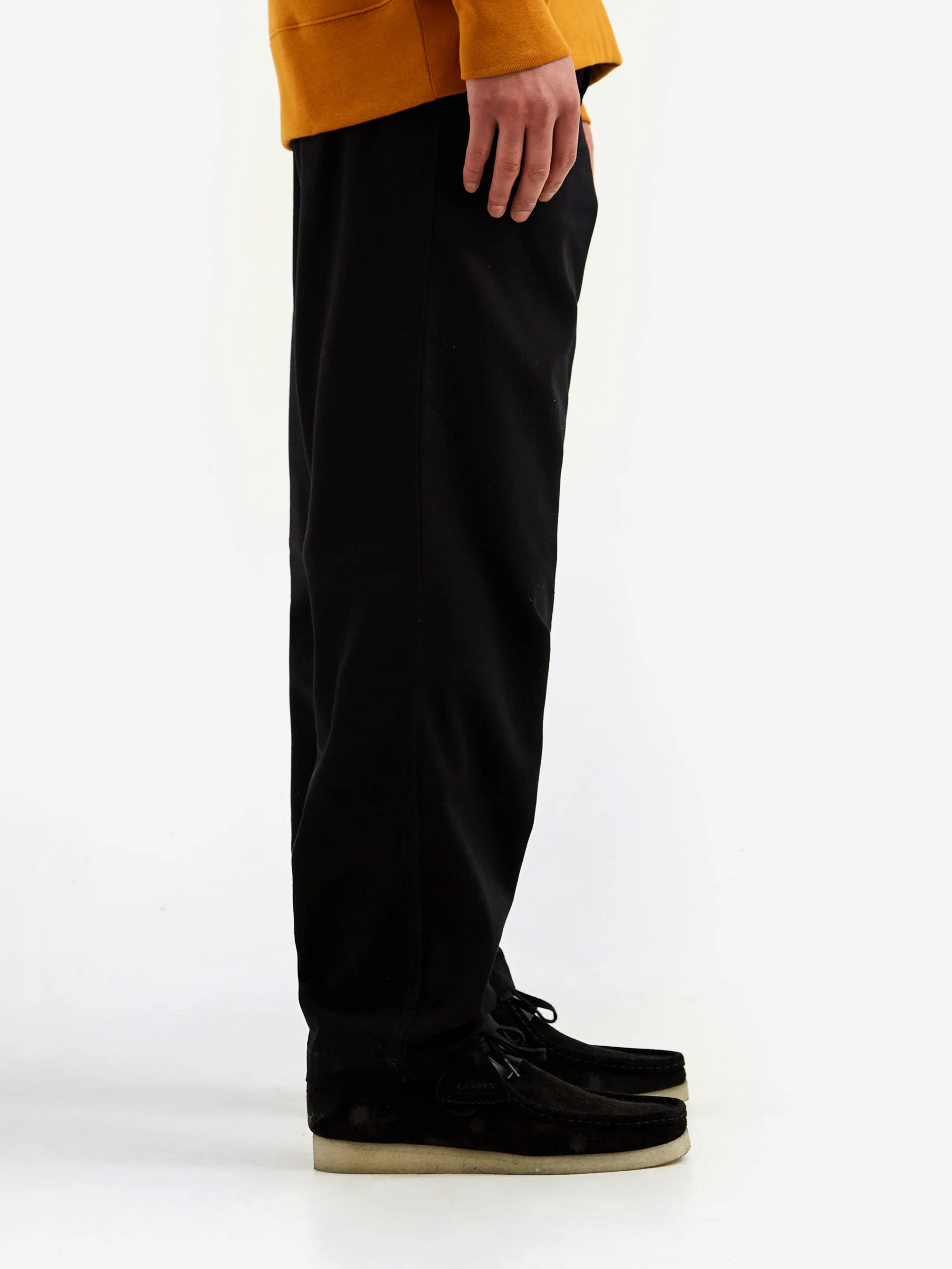 Norse Projects Ezra Relaxed Organic Stretch Twill Trouser - Black - Image 6