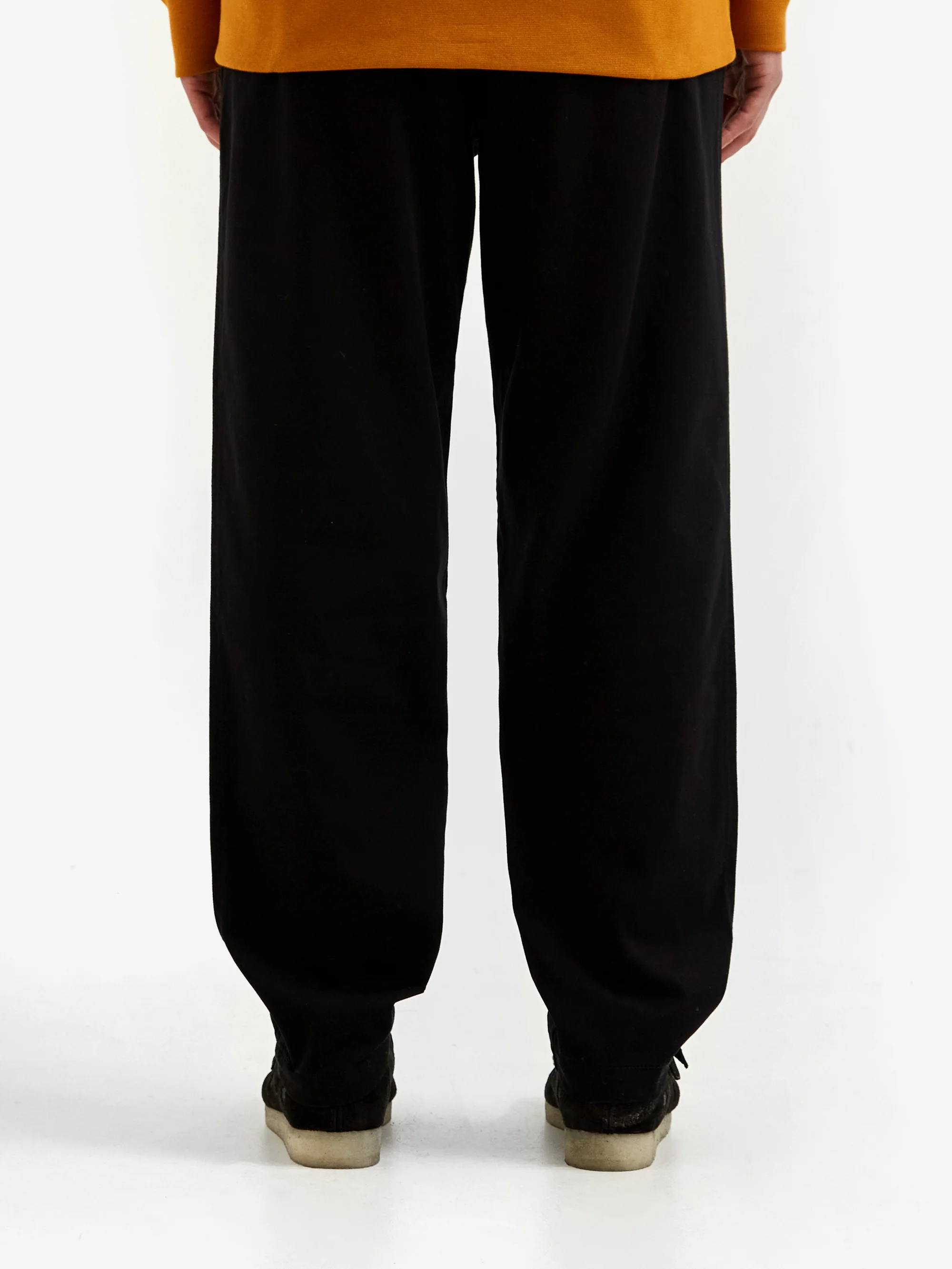 Norse Projects Ezra Relaxed Organic Stretch Twill Trouser - Black - Image 7