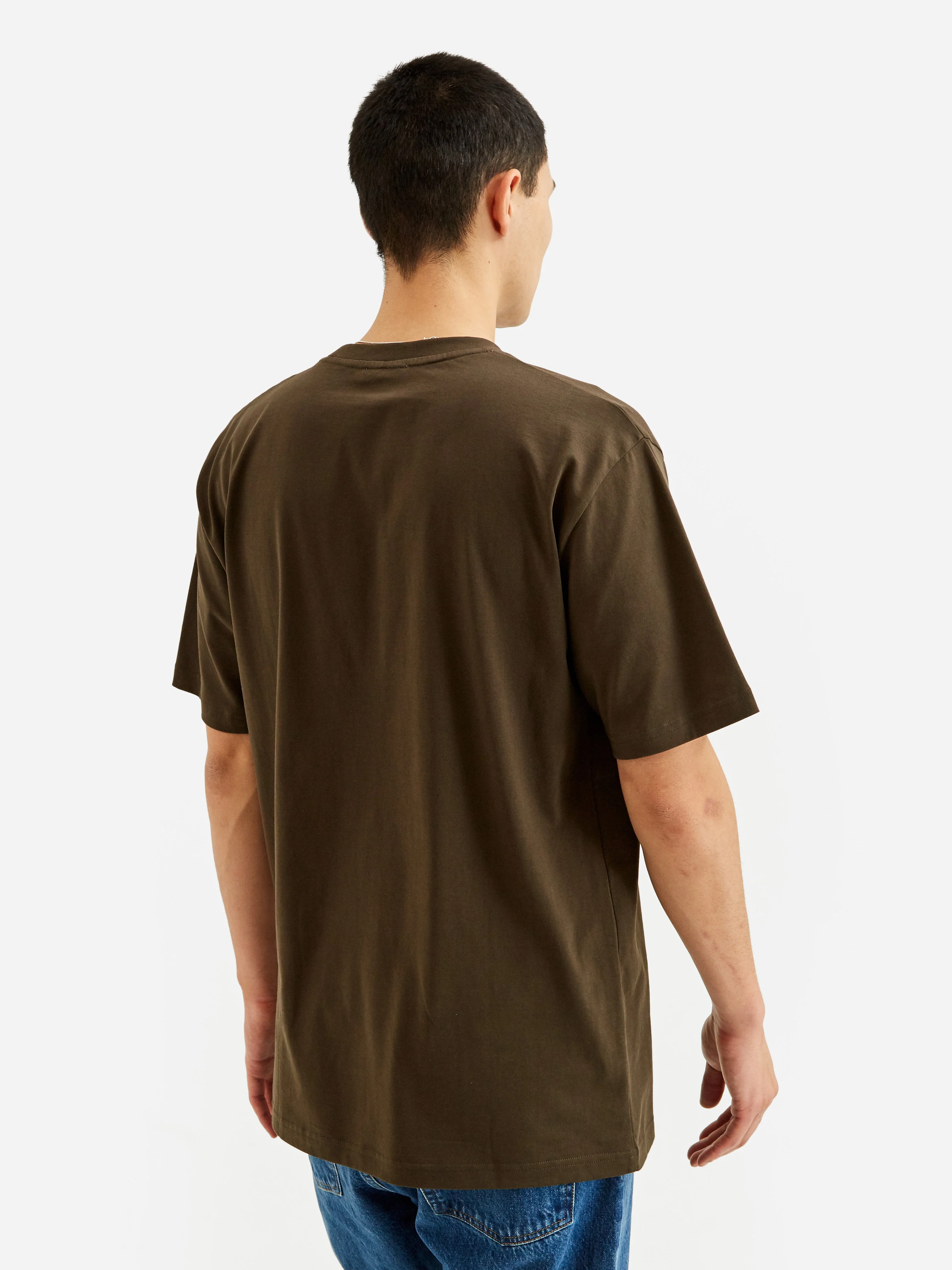 Norse Projects Johannes Standard Pocket Short Sleeve T-Shirt - Beech Green - Image 8