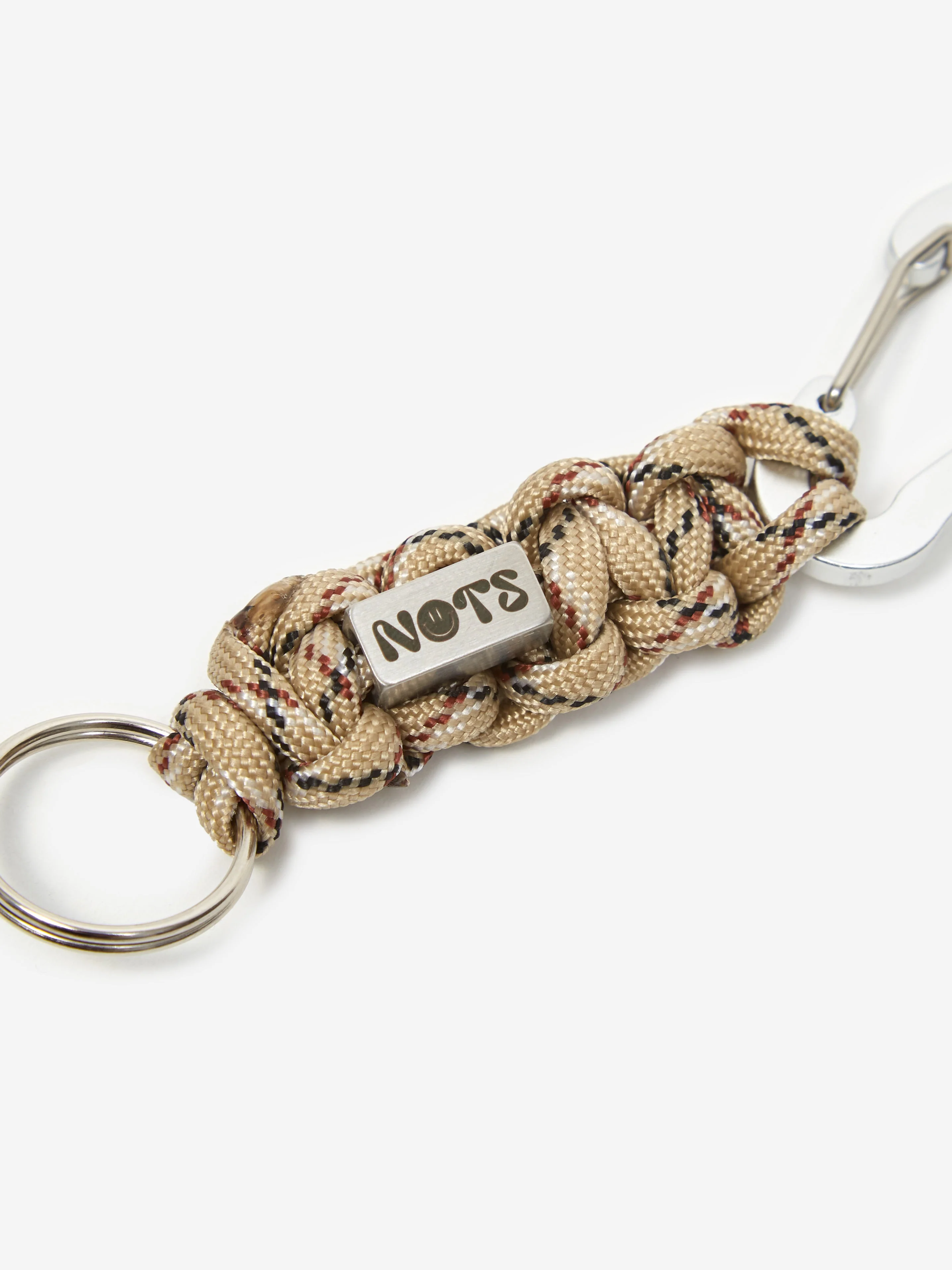 NOTS Carabiner Keyring Clip - Beige