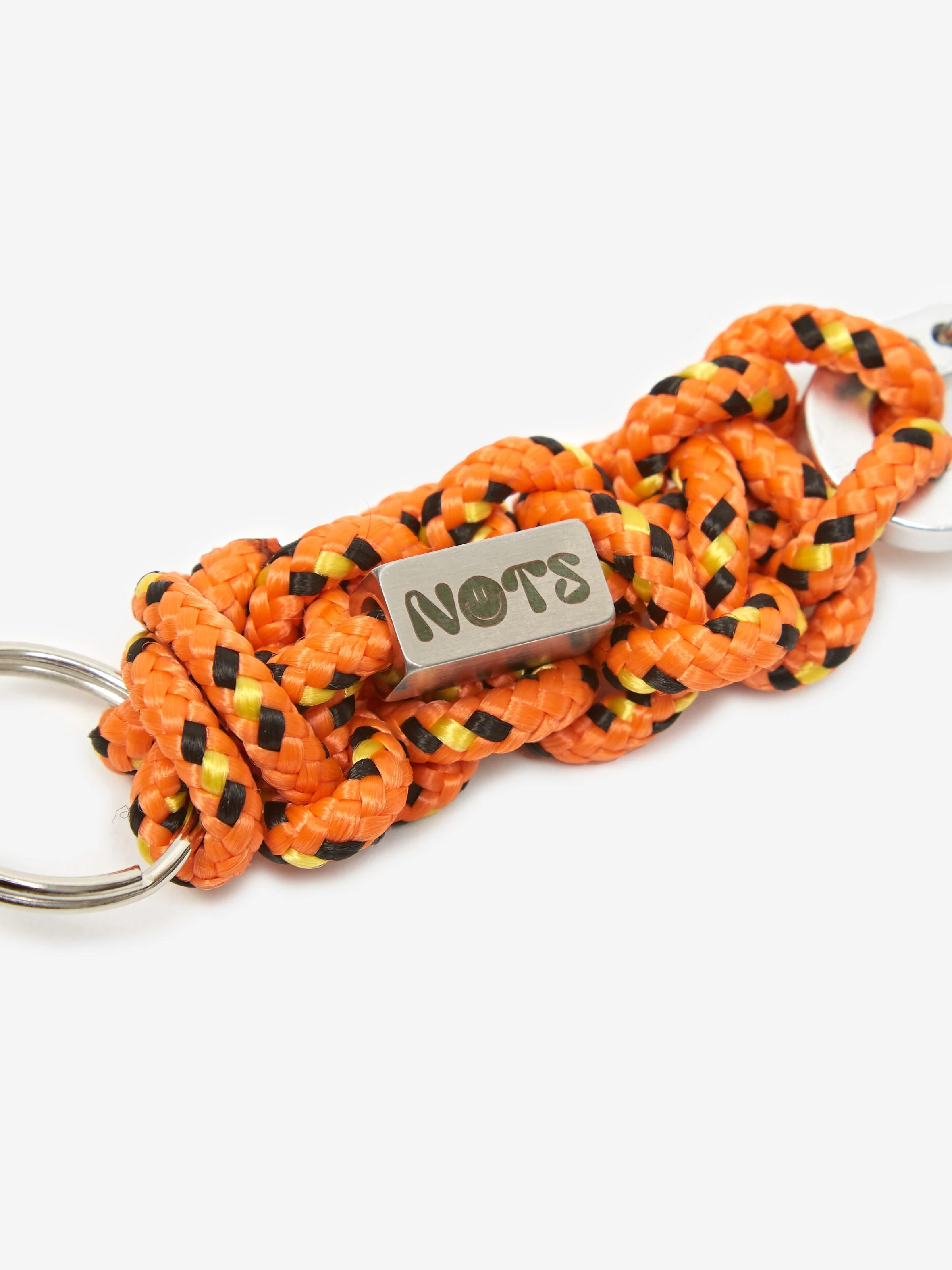NOTS Carabiner Keyring Clip - Orange Fleck