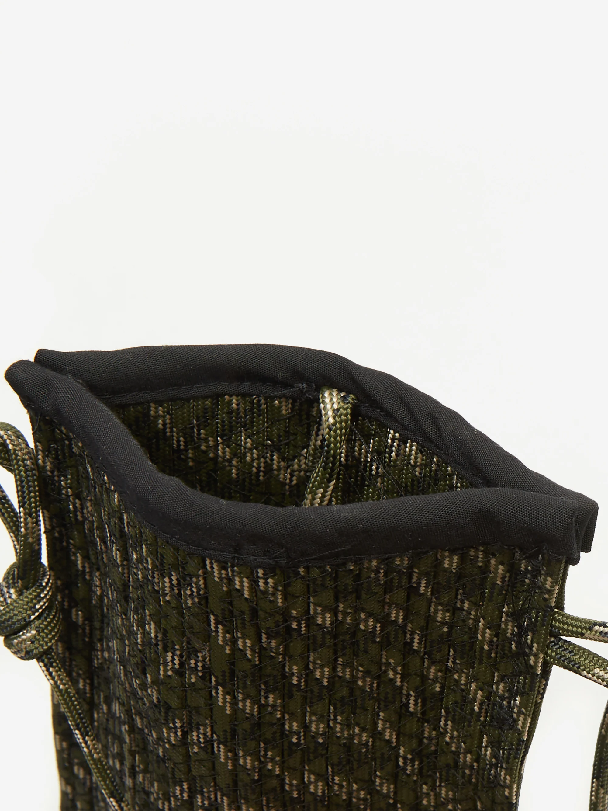 NOTS Handmade Phone Sling Bag With Carabiner - Khaki - Image 4