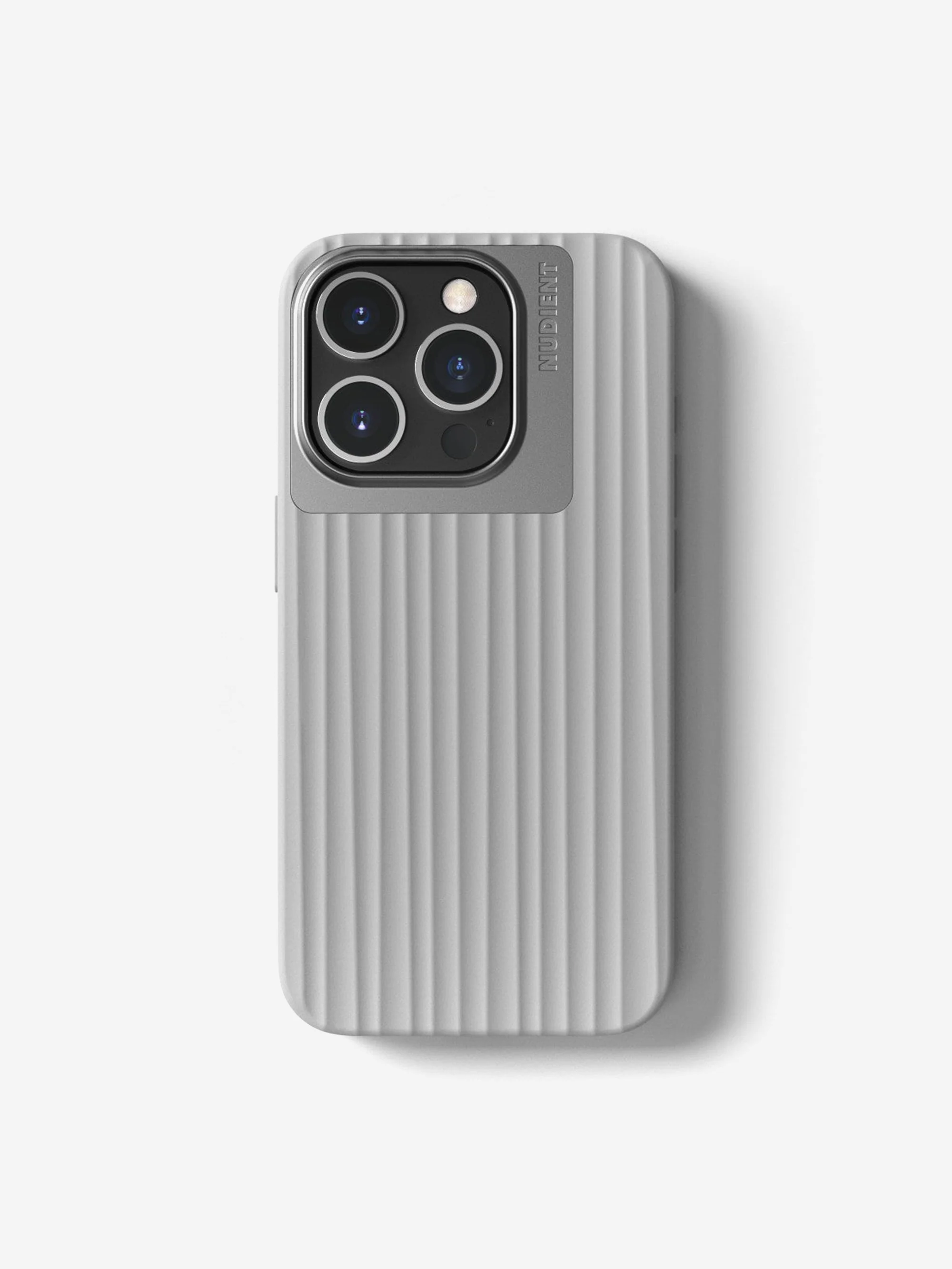 Nudient Bold Case iPhone 15 Pro - Urban Grey
